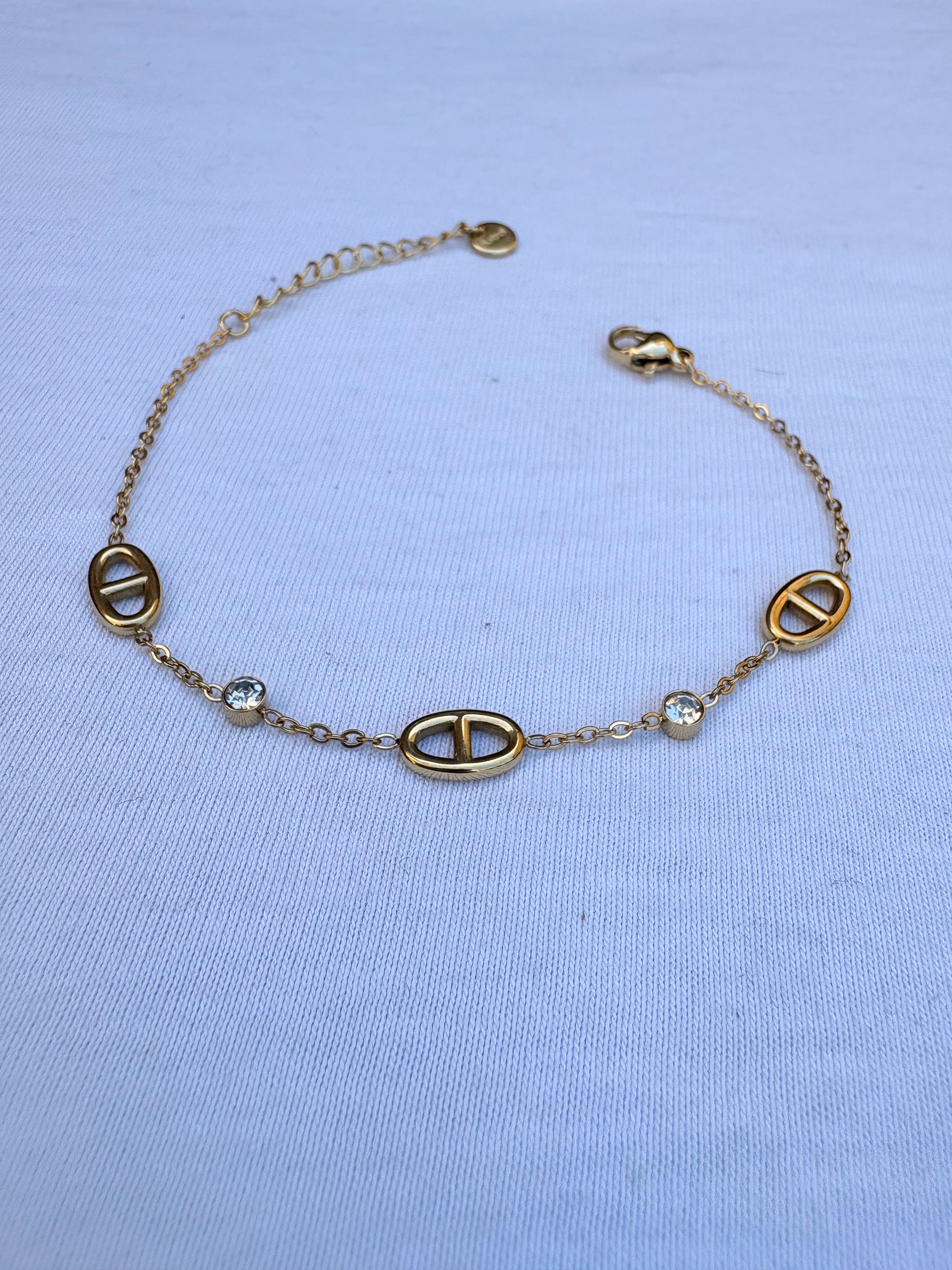 Bracelet maille marine en acier inoxydable