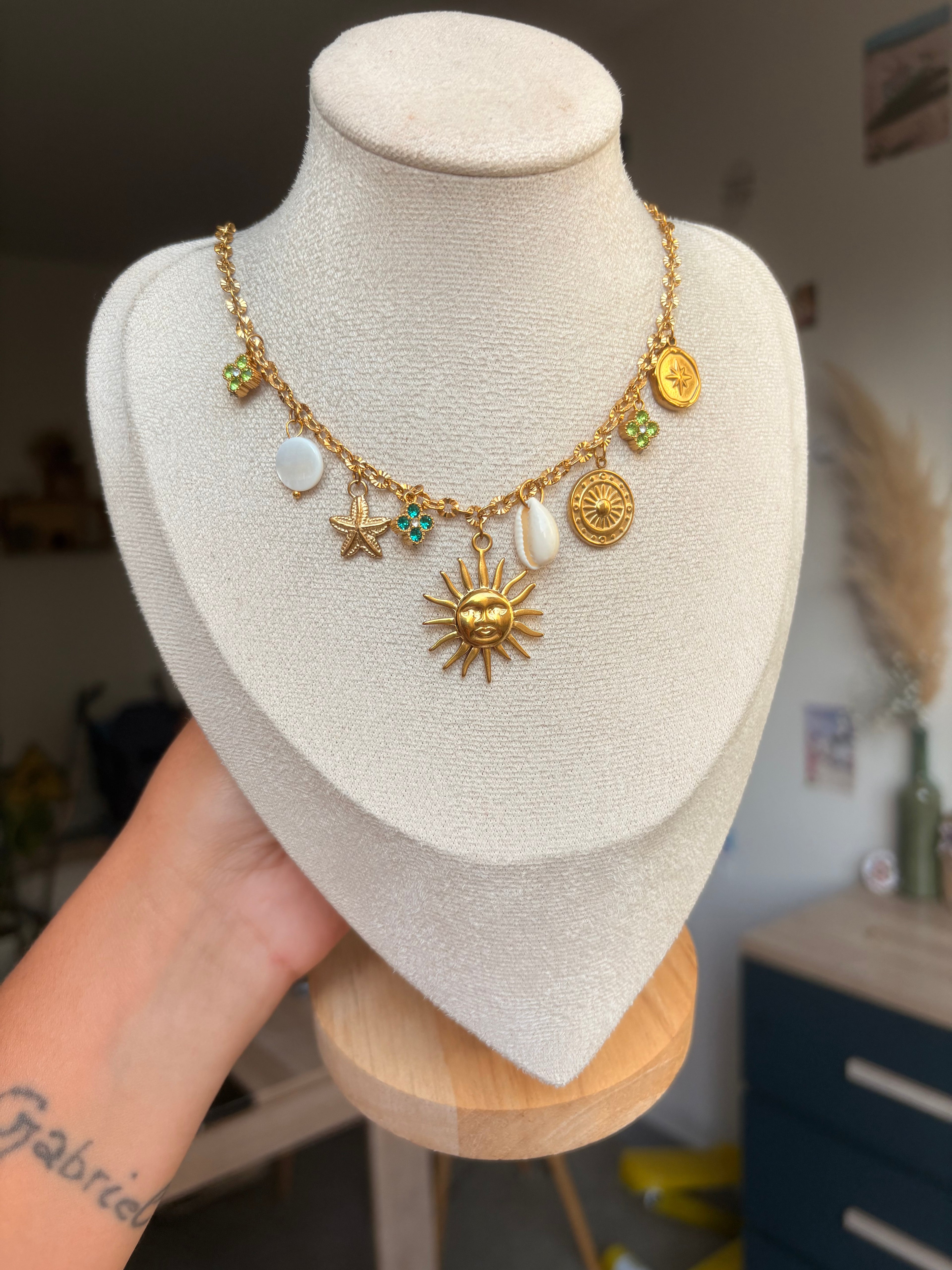 Collier Clara en acier inoxydable