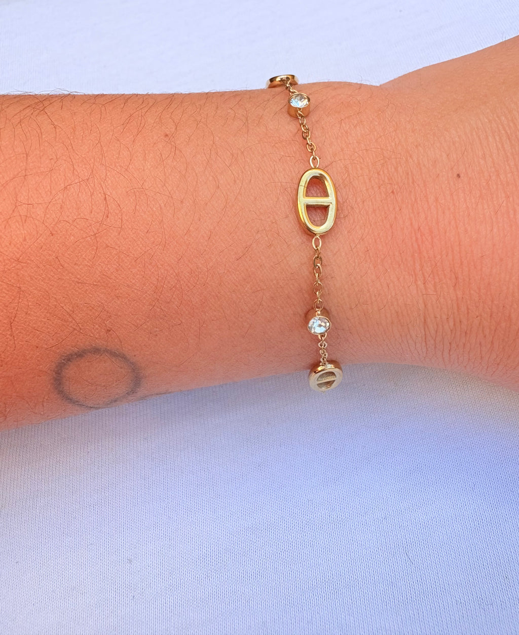 Bracelet maille marine en acier inoxydable