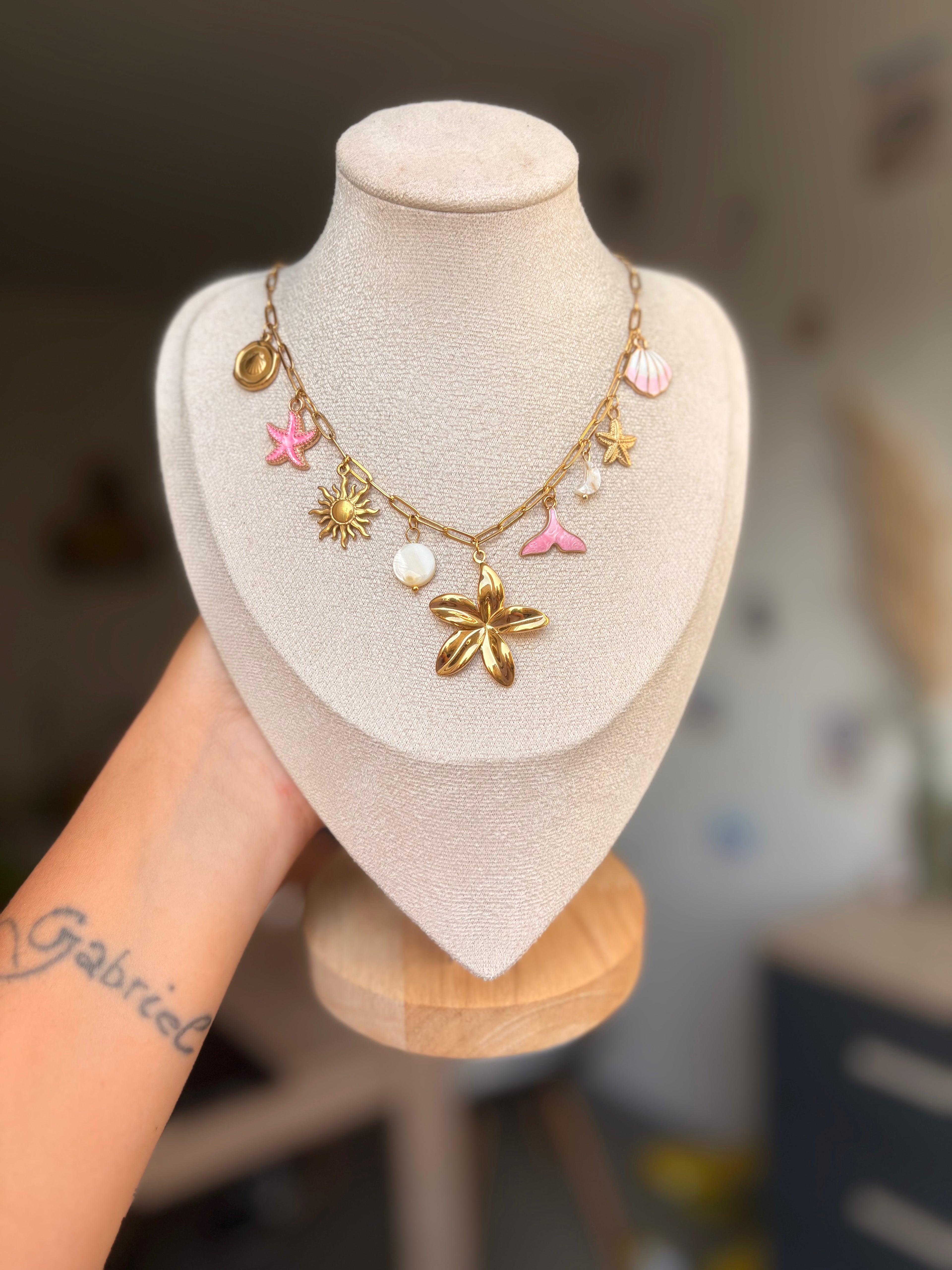 Collier Louane en acier inoxydable