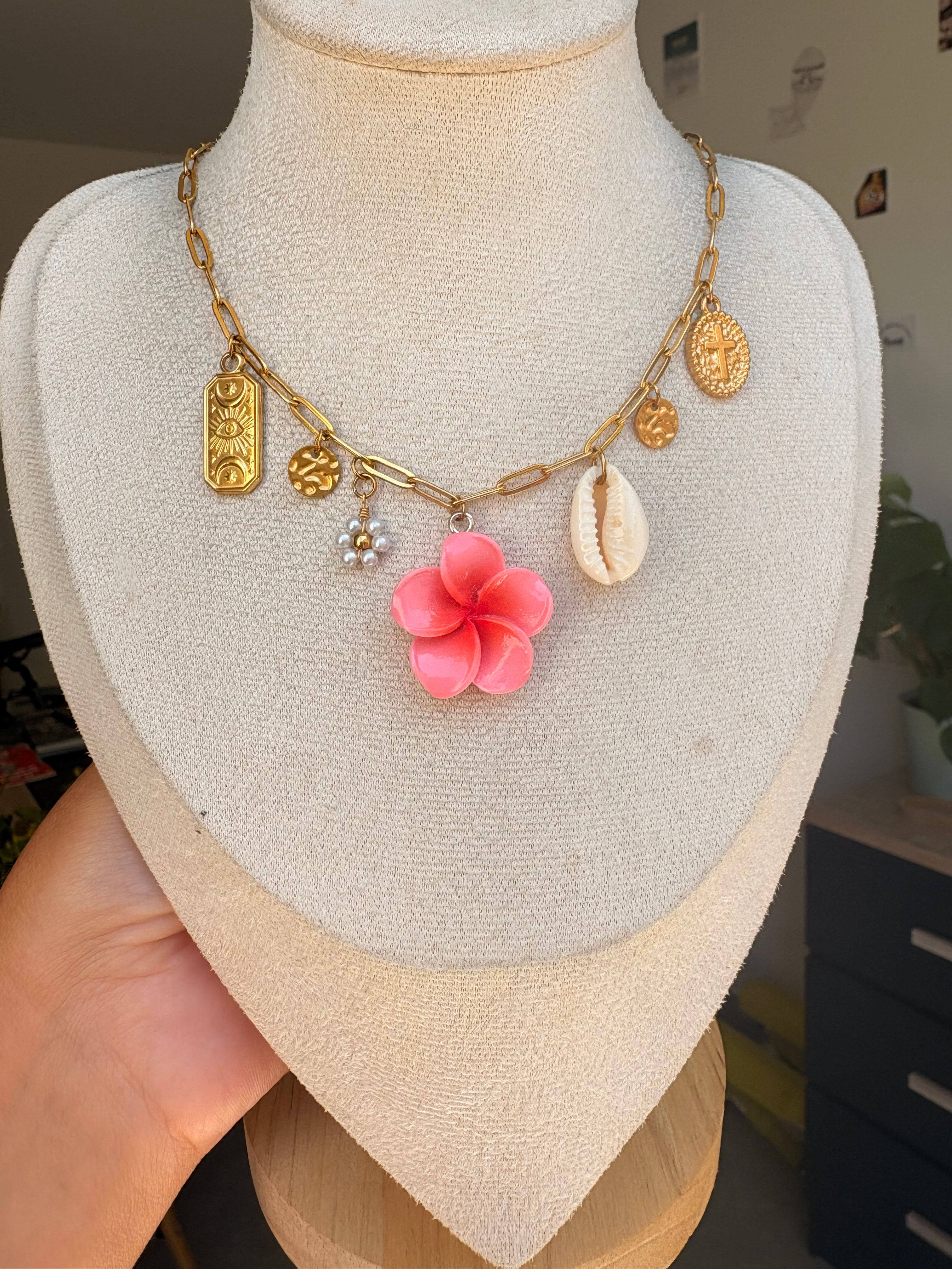 Collier Chloé  en acier inoxydable