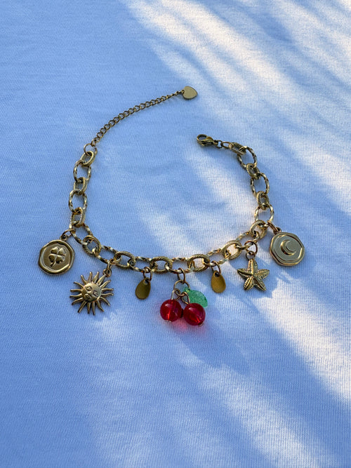 Bracelet breloque Marie en acier inoxydable