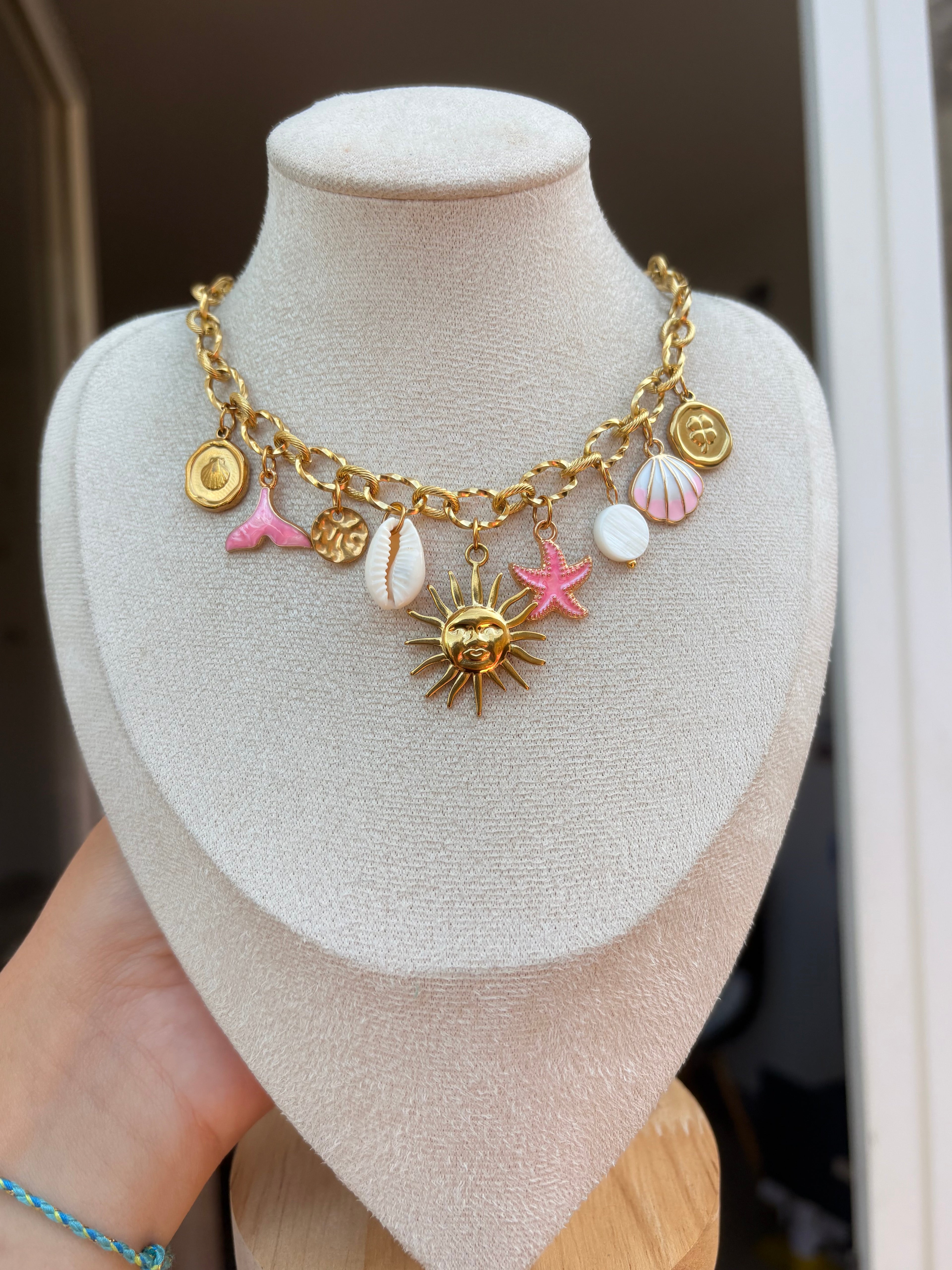 Collier Ophélie en acier inoxydable
