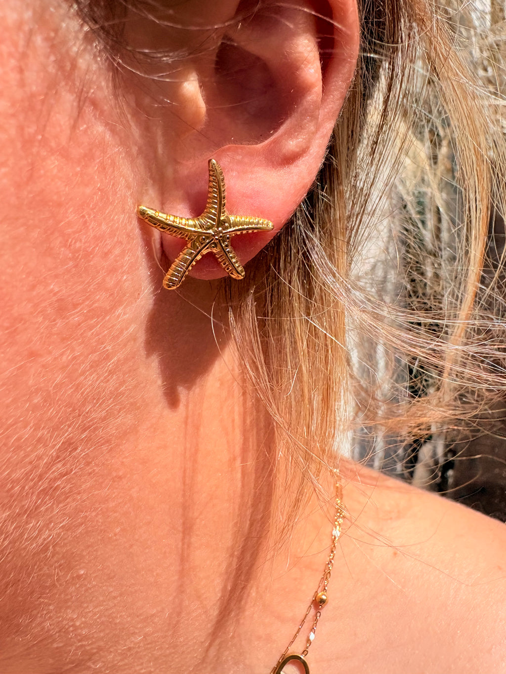 Paire de boucles d’oreilles en acier inoxydable
