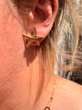 Paire de boucles d’oreilles en acier inoxydable