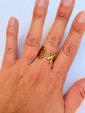 Bague été ajustable en acier inoxydable
