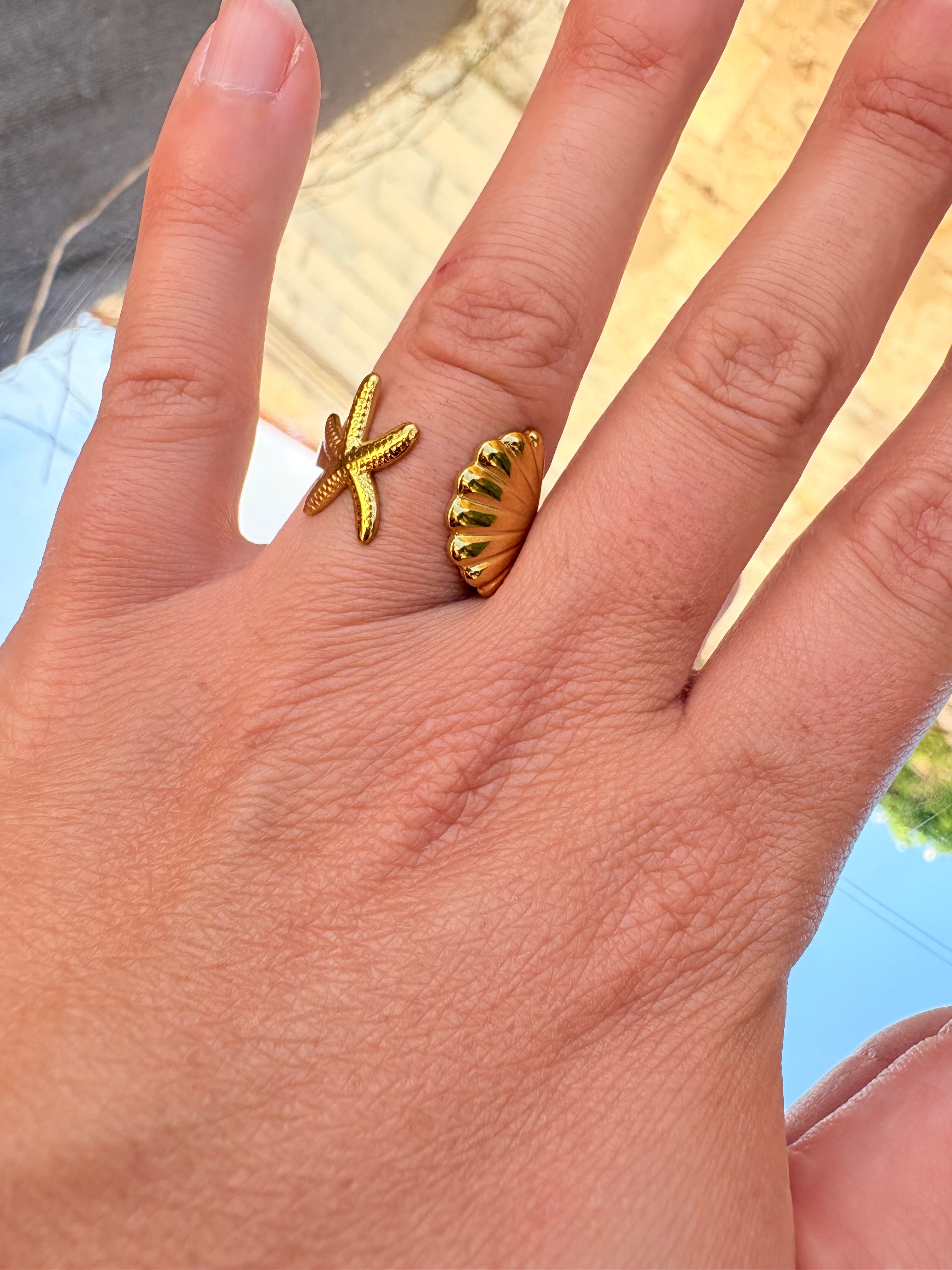 Bague été ajustable en acier inoxydable