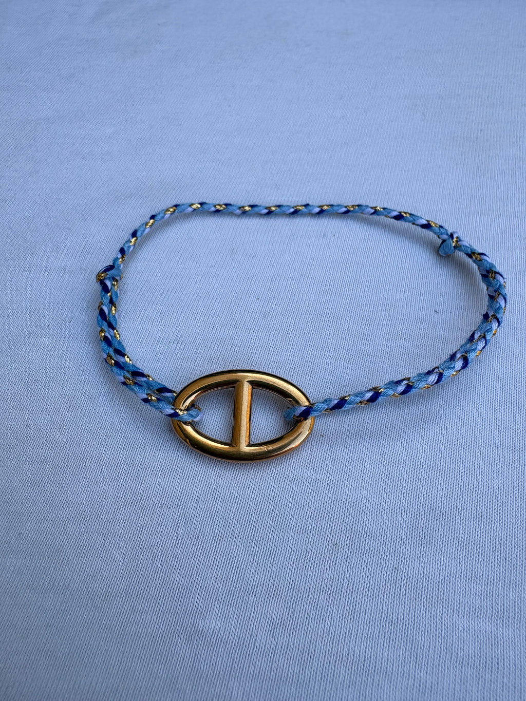 Bracelet corde maille marine en acier inoxydable