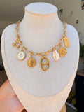 Collier breloque Eva en acier inoxydable