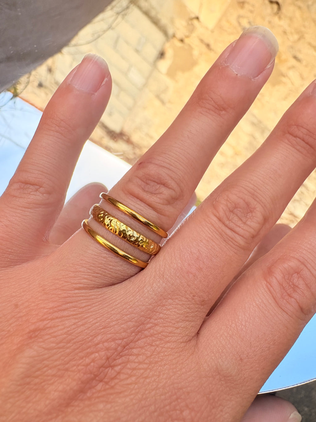 Bague ajustable en acier inoxydable