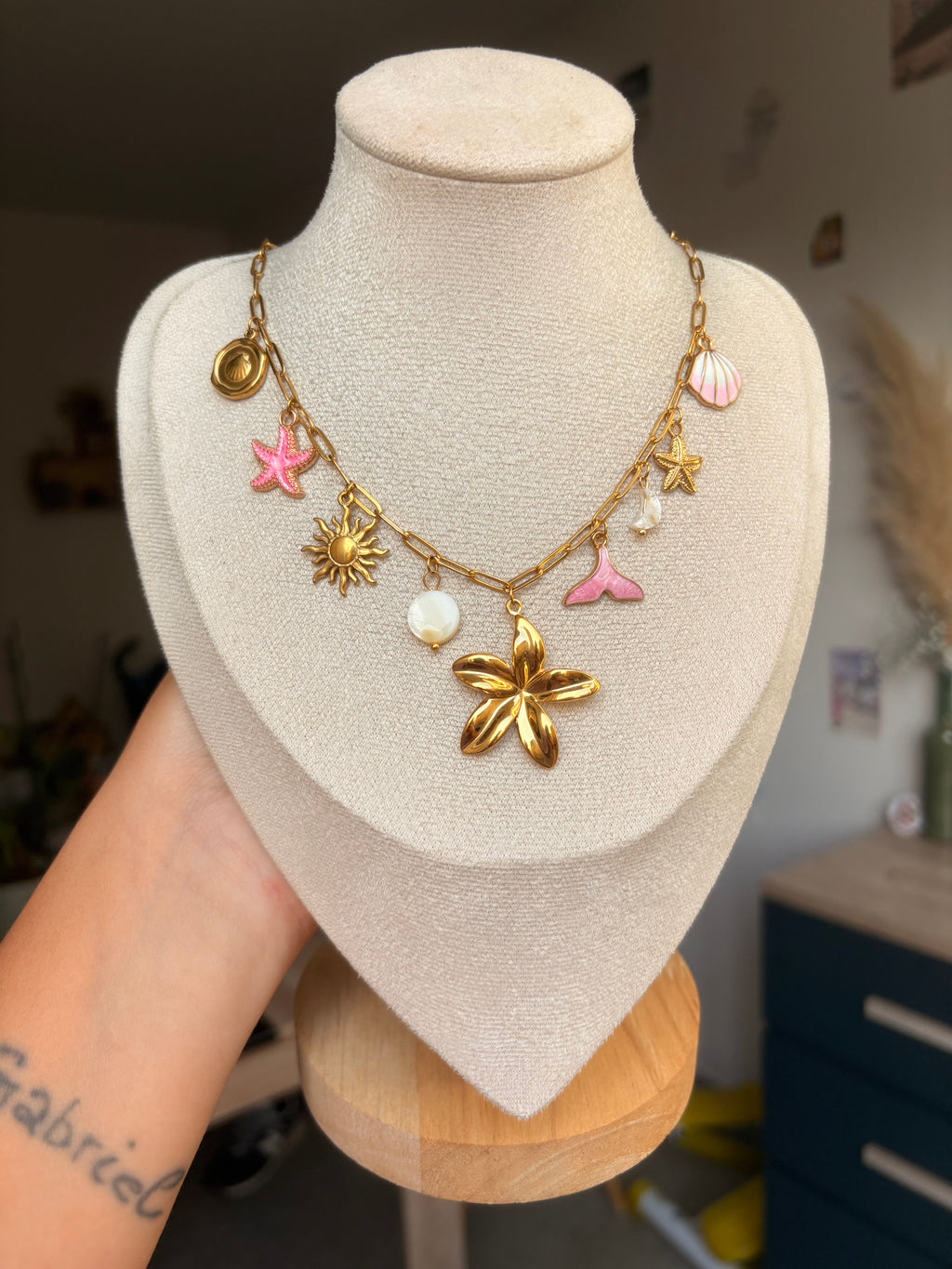 Collier Louane en acier inoxydable