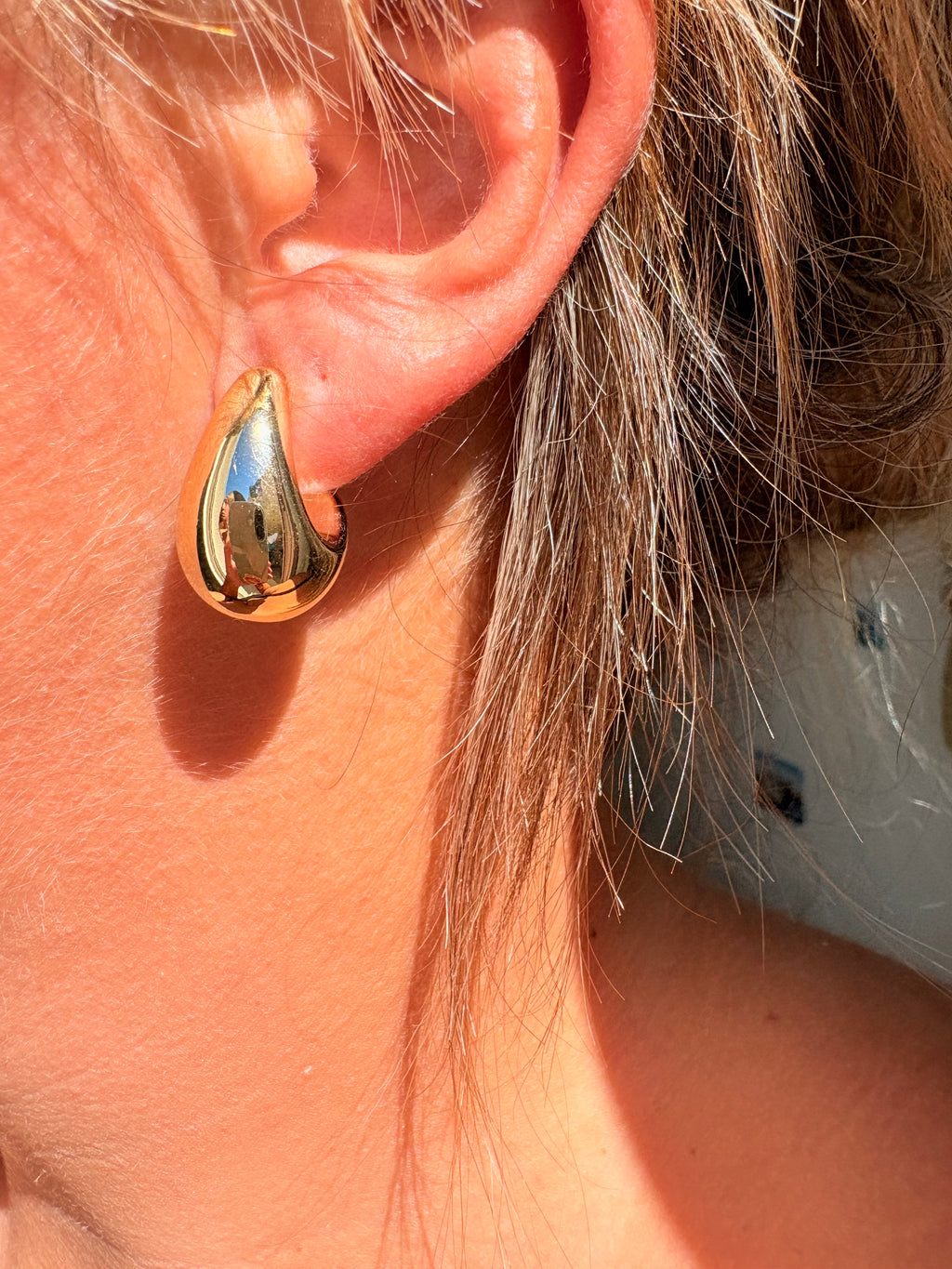 Paire de boucles d’oreilles en acier inoxydable