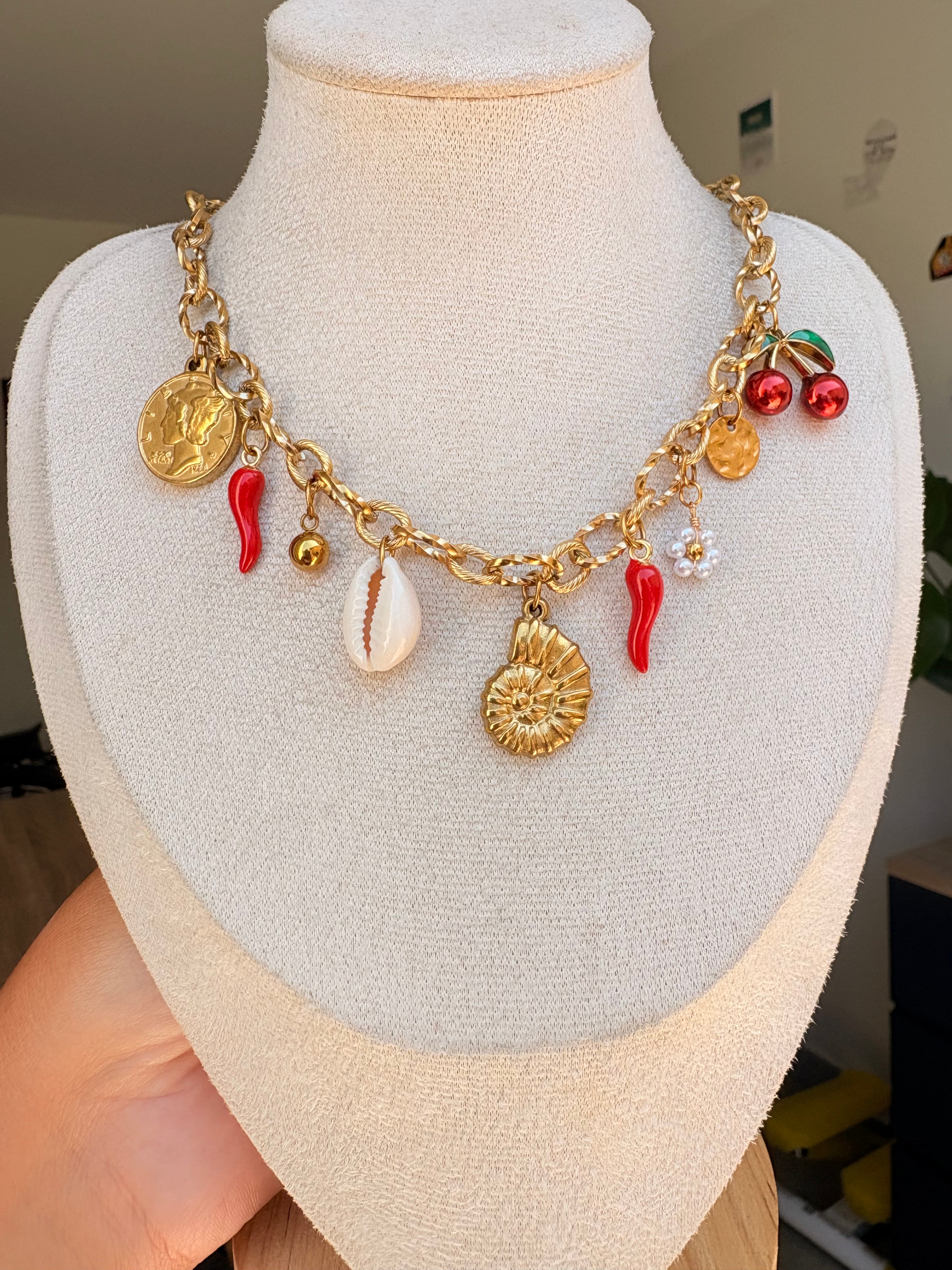 Collier Mélissa en acier inoxydable