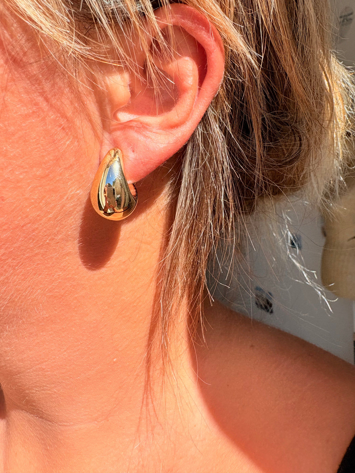 Paire de boucles d’oreilles en acier inoxydable