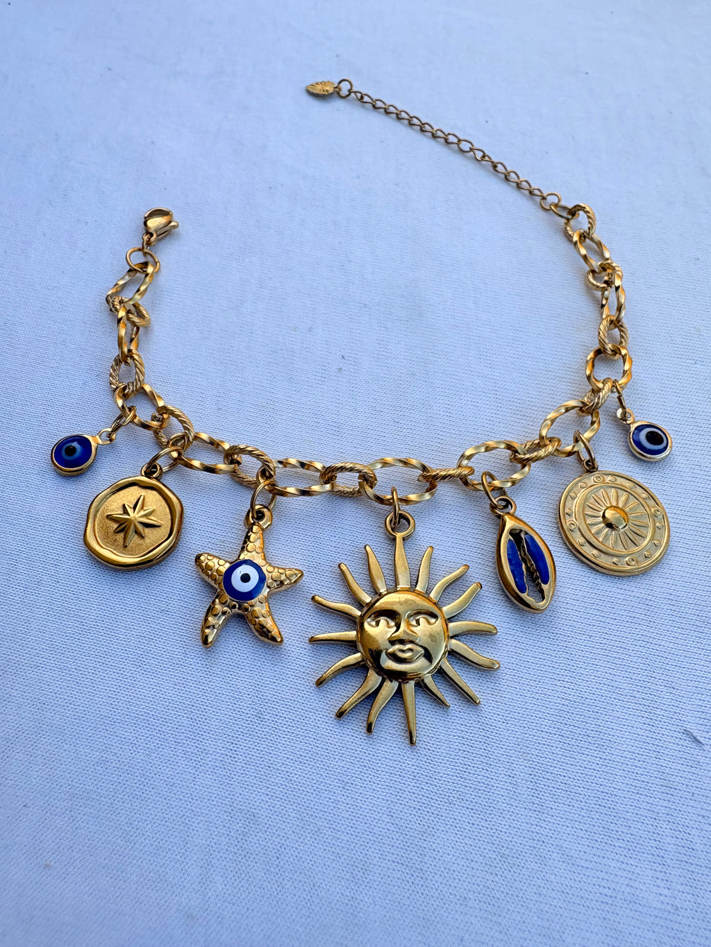 Bracelet Vanessa breloque en acier inoxydable