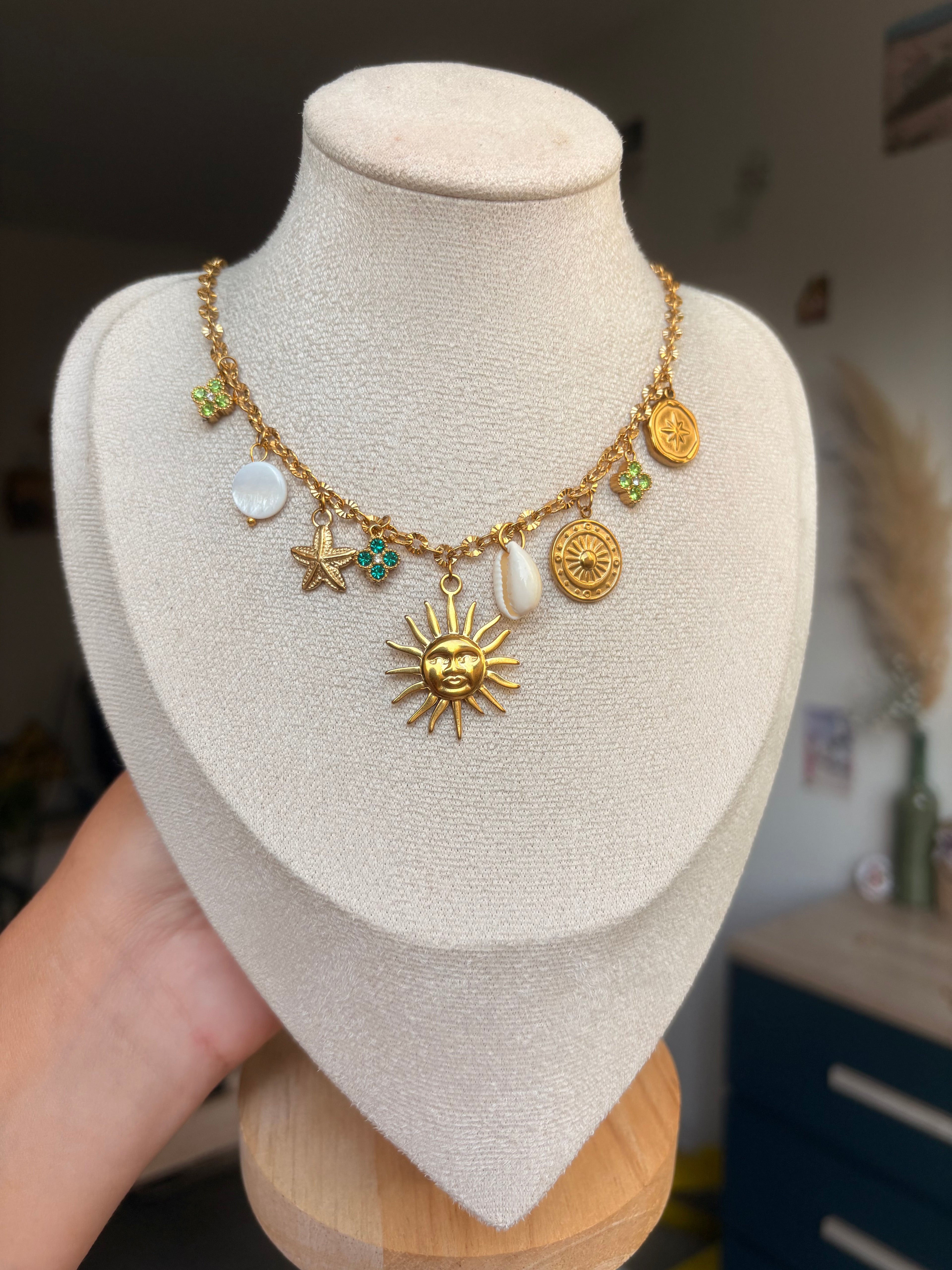Collier Clara en acier inoxydable