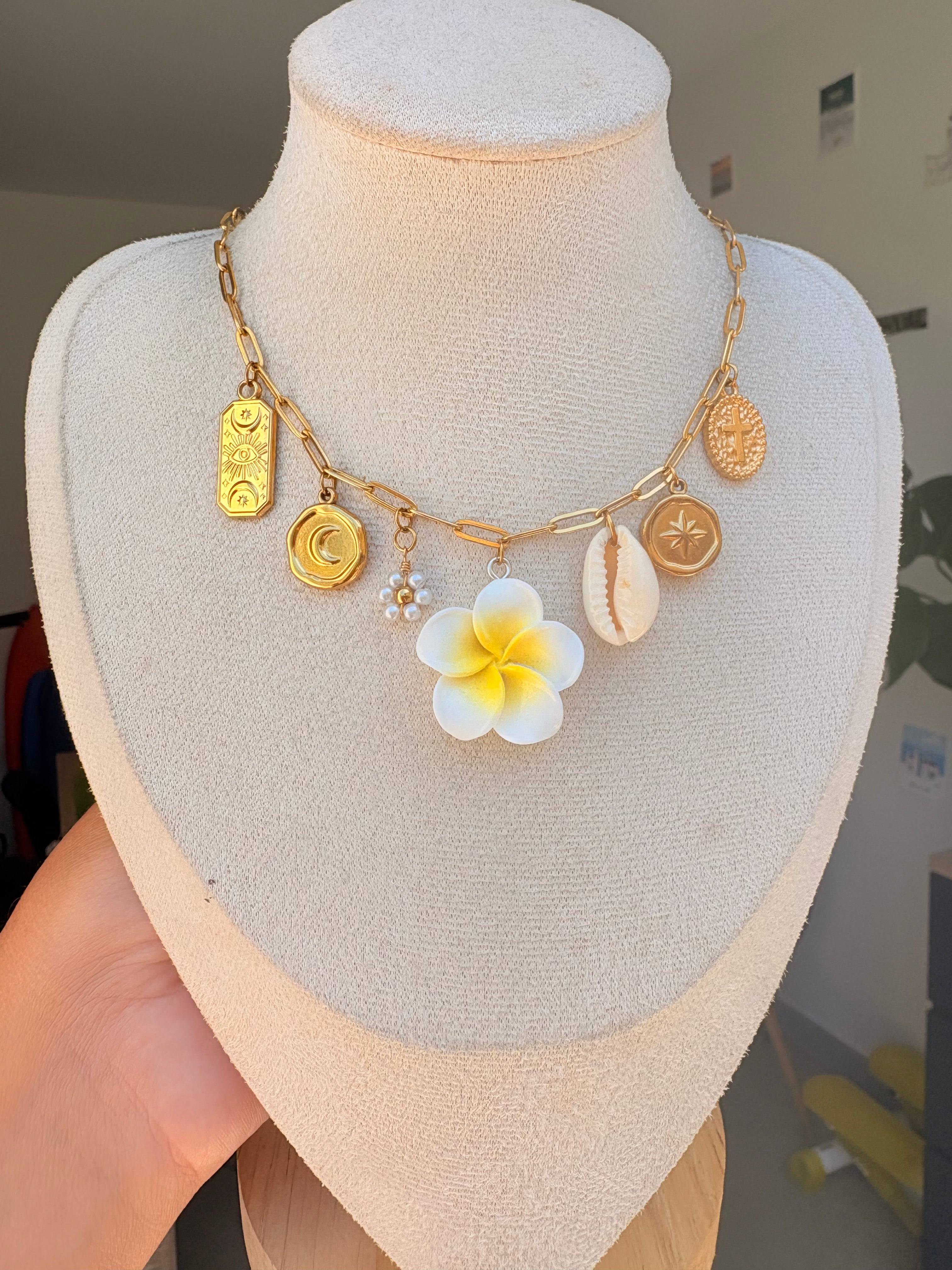 Collier breloque Esmé en acier inoxydable