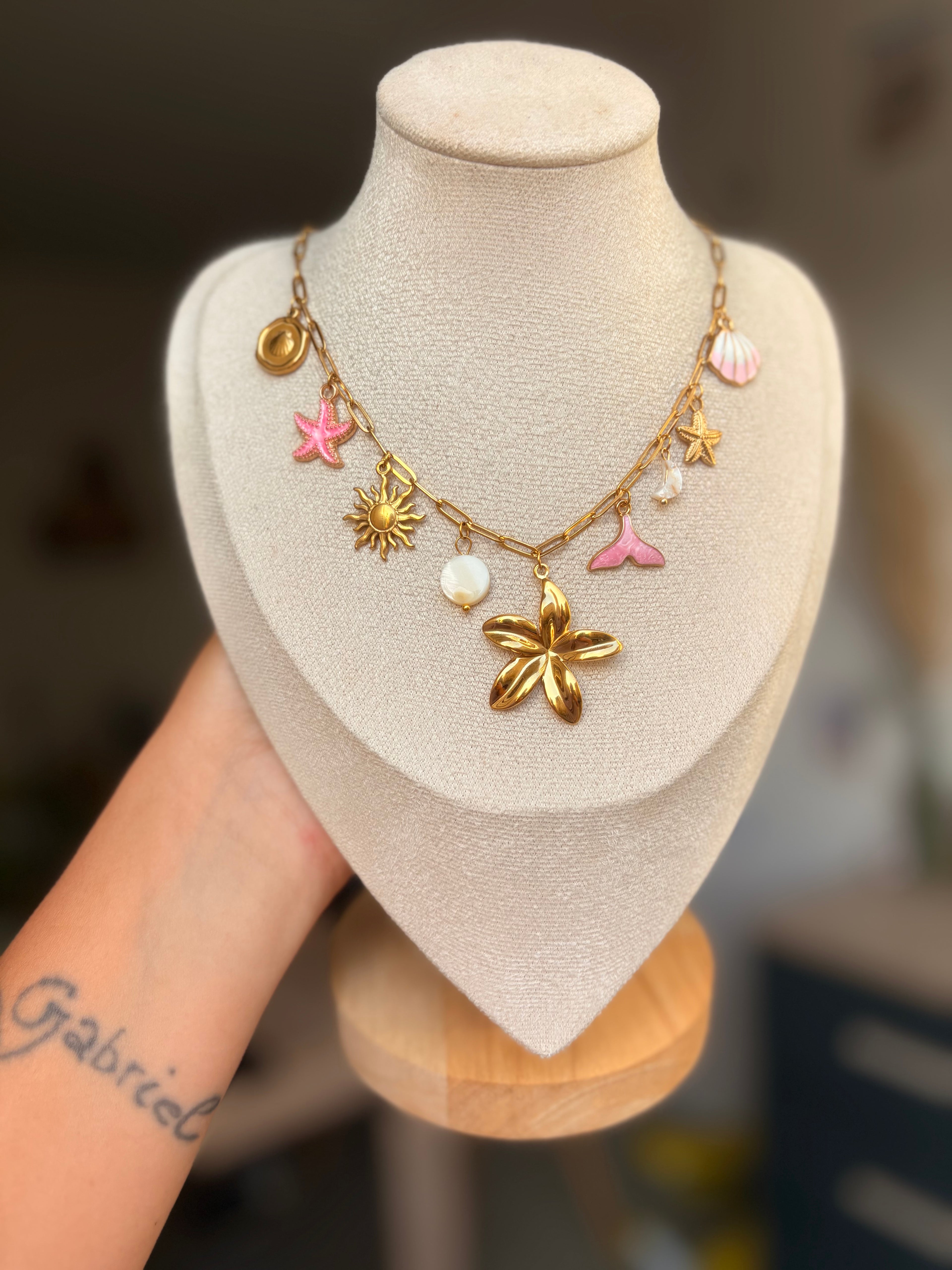 Collier Louane en acier inoxydable