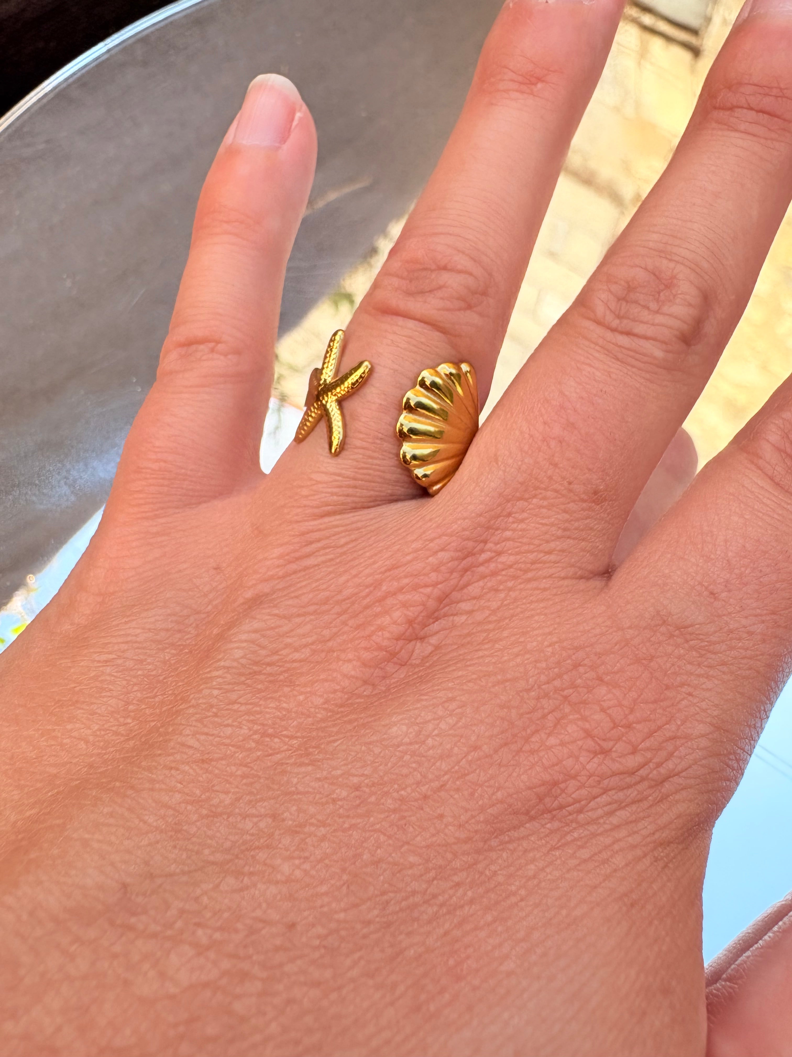 Bague été ajustable en acier inoxydable