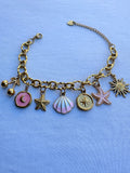 Bracelet Lily breloque en acier inoxydable