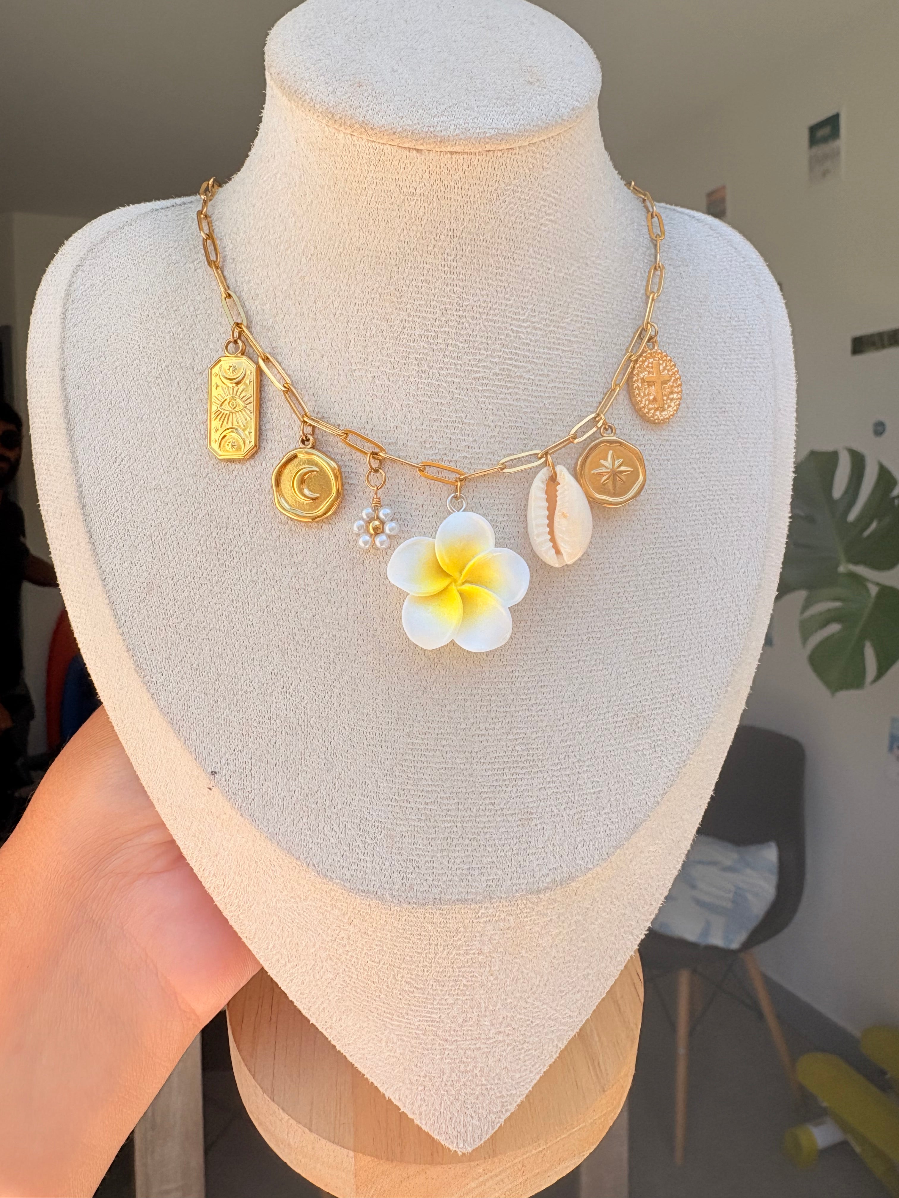Collier breloque Esmé en acier inoxydable
