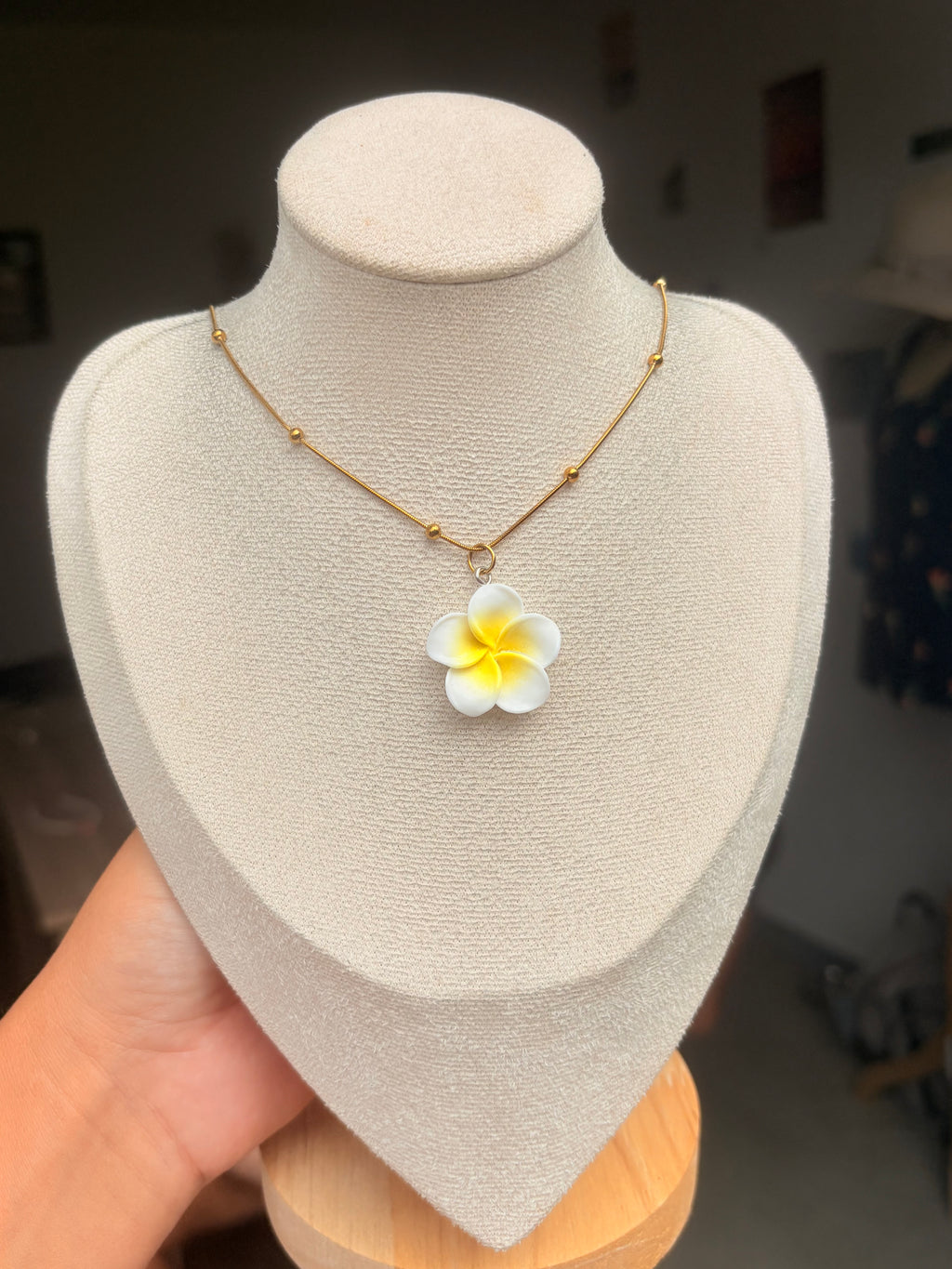 Collier breloque Line en acier inoxydable