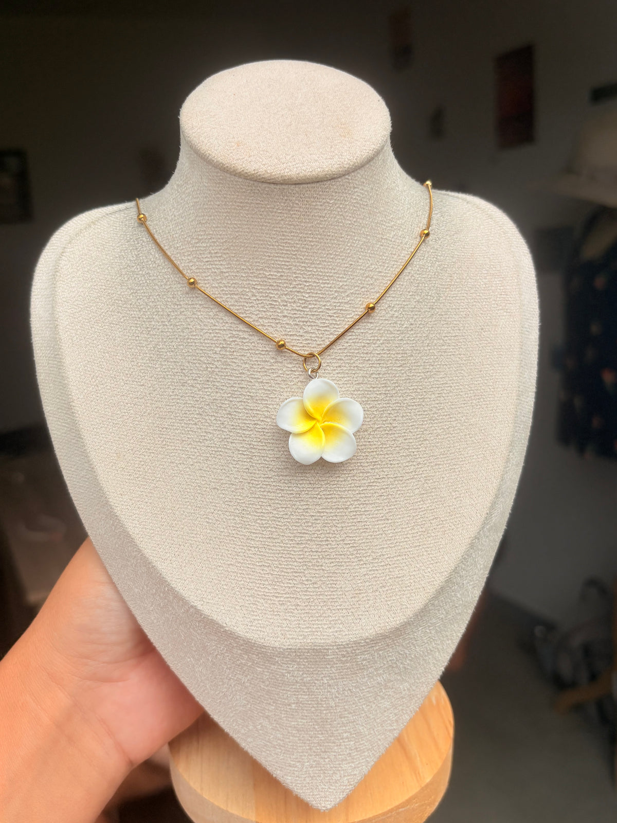 Collier breloque Line en acier inoxydable