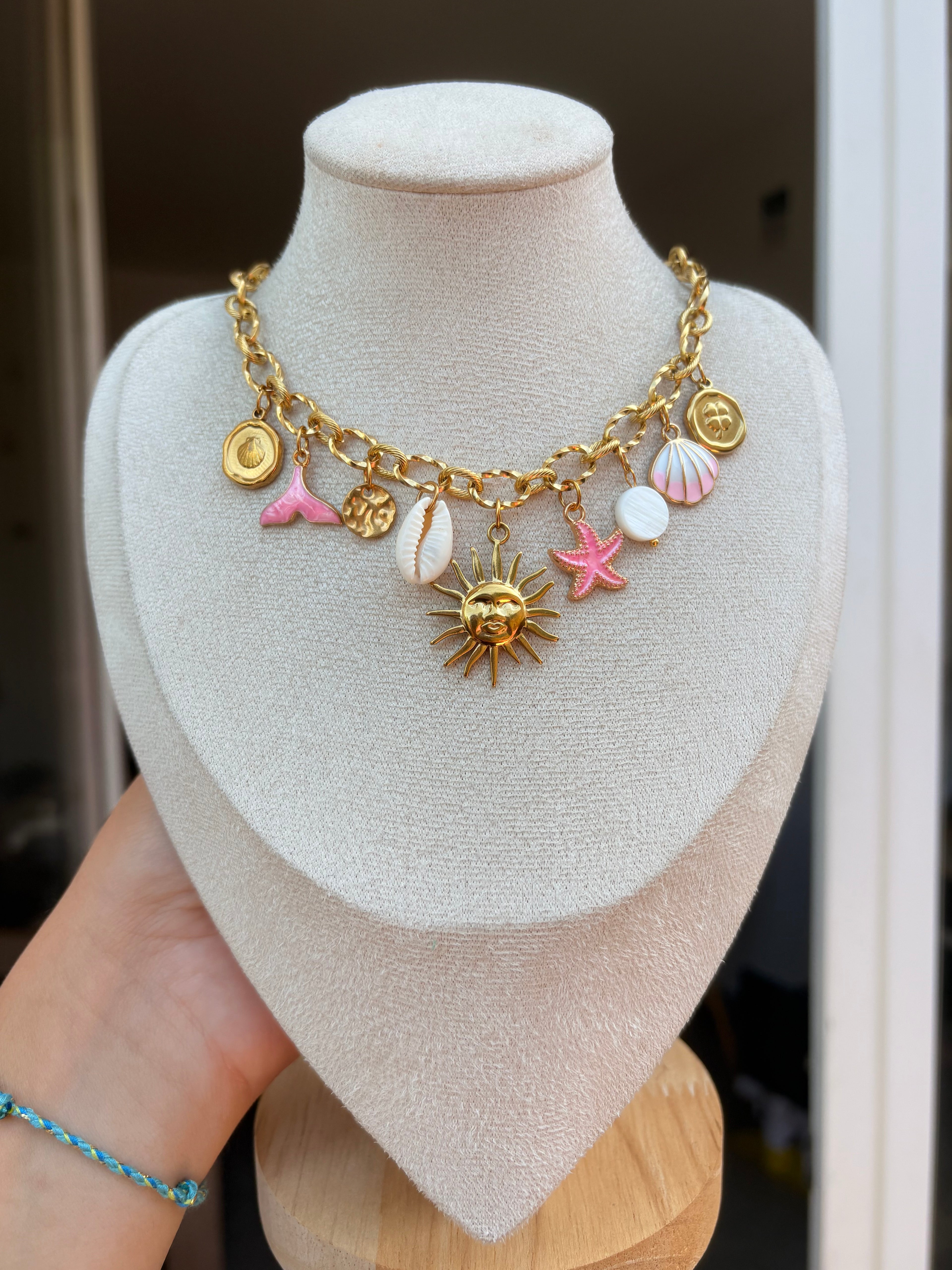 Collier Ophélie en acier inoxydable