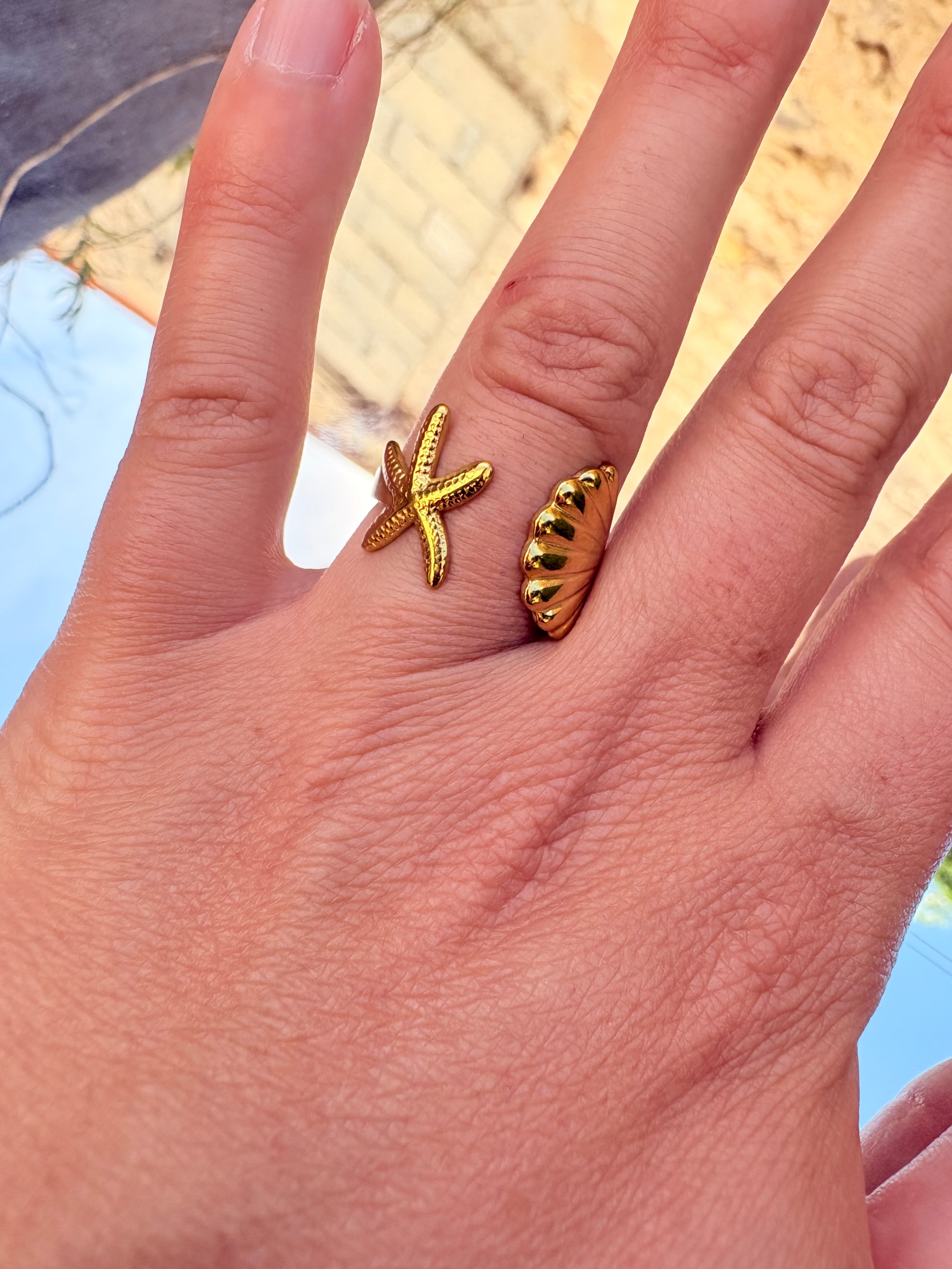 Bague été ajustable en acier inoxydable
