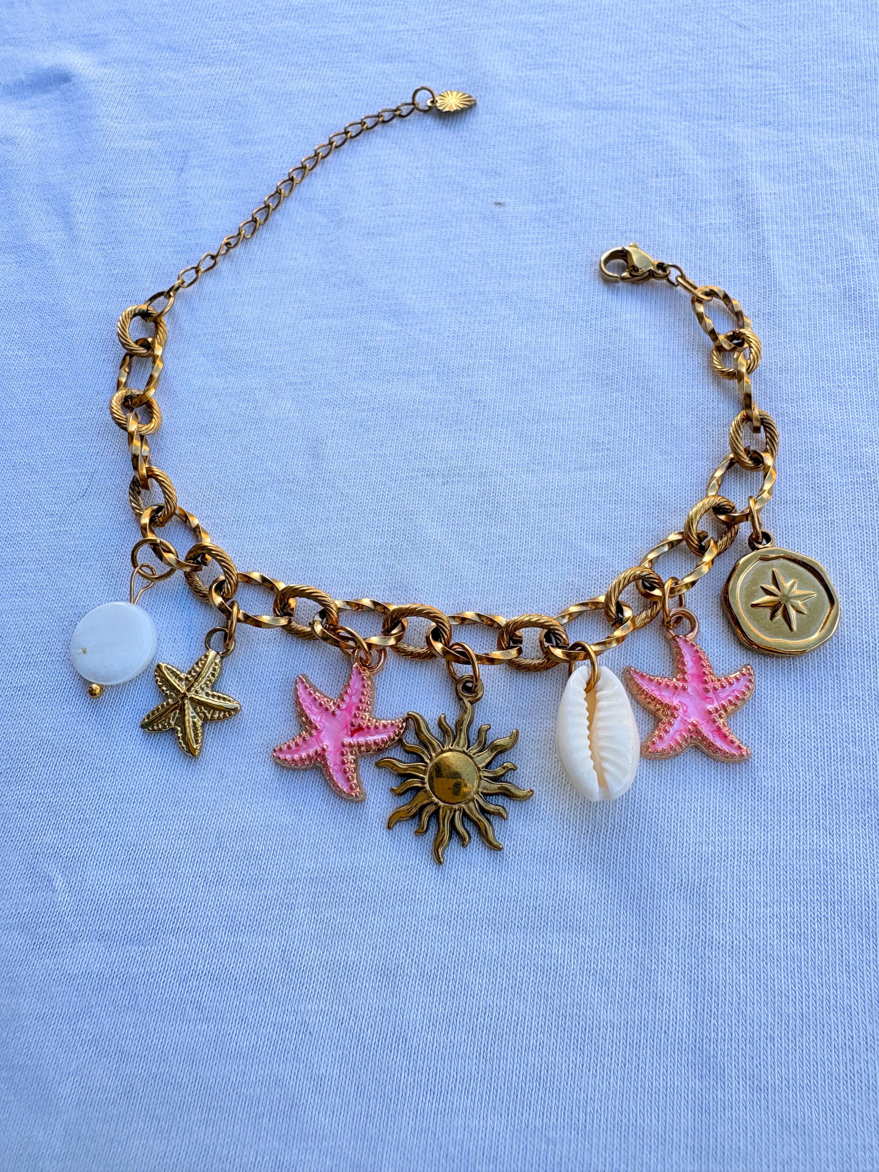 Bracelet johanna breloque en acier inoxydable