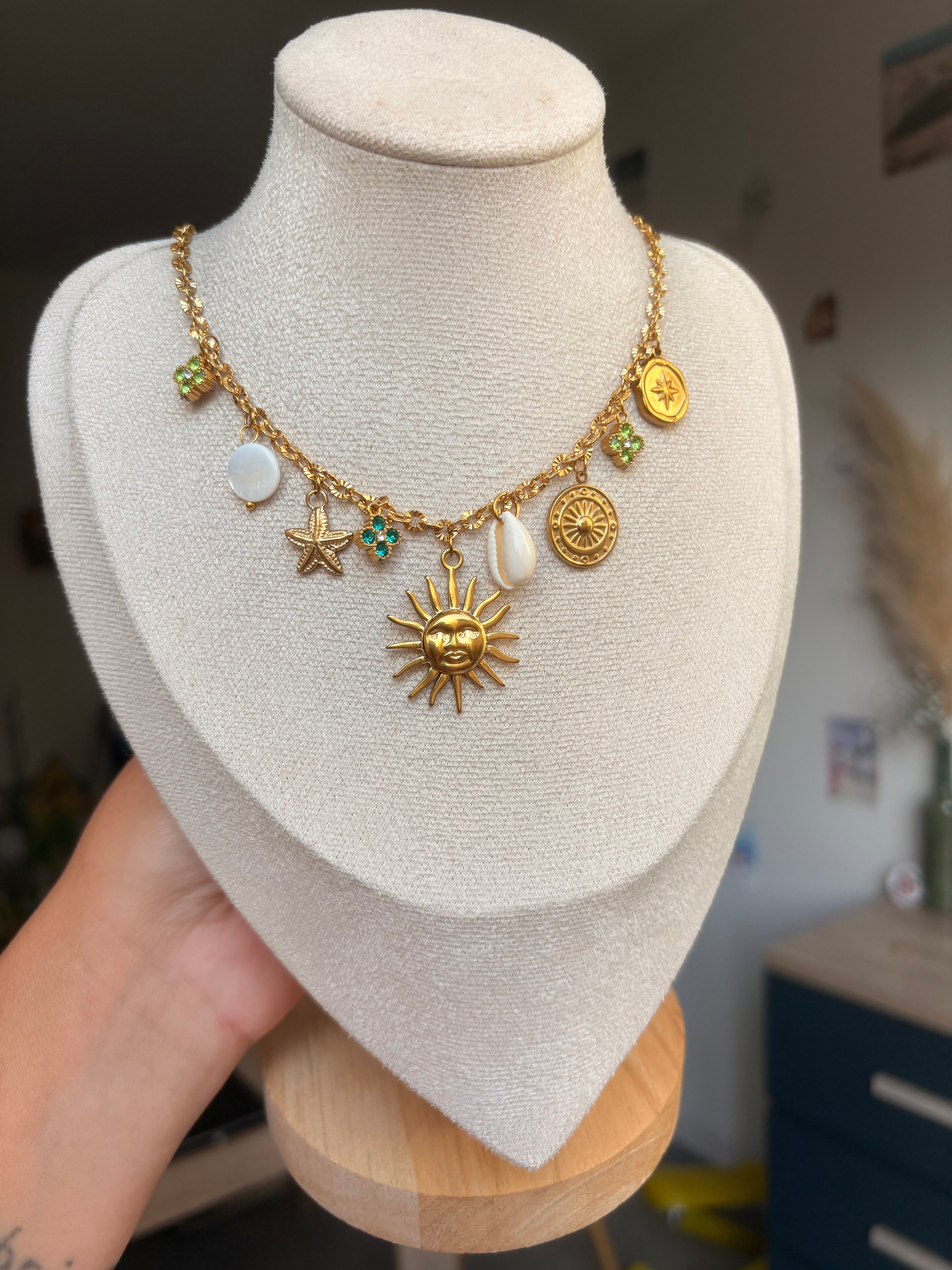 Collier Clara en acier inoxydable