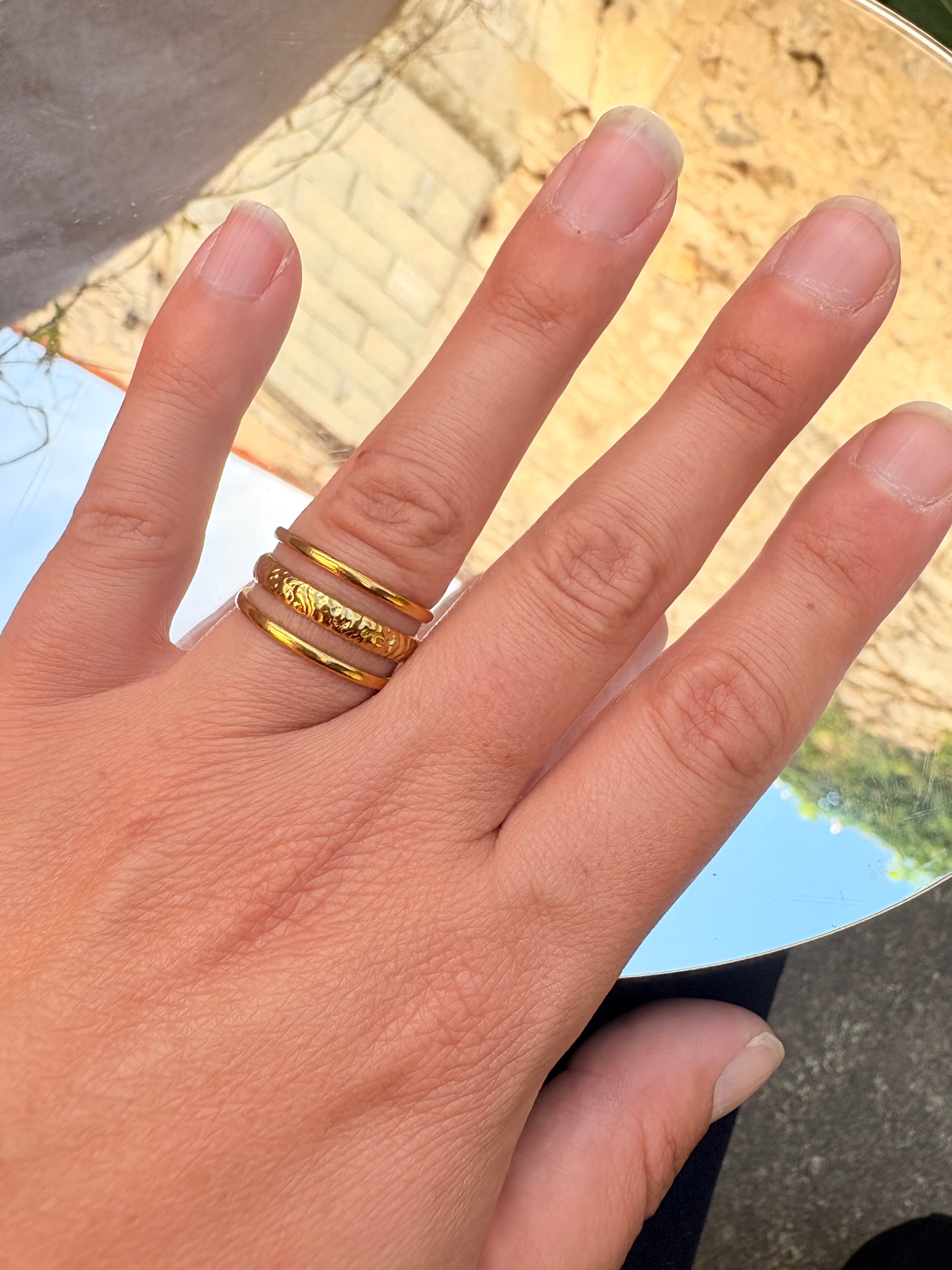 Bague ajustable en acier inoxydable