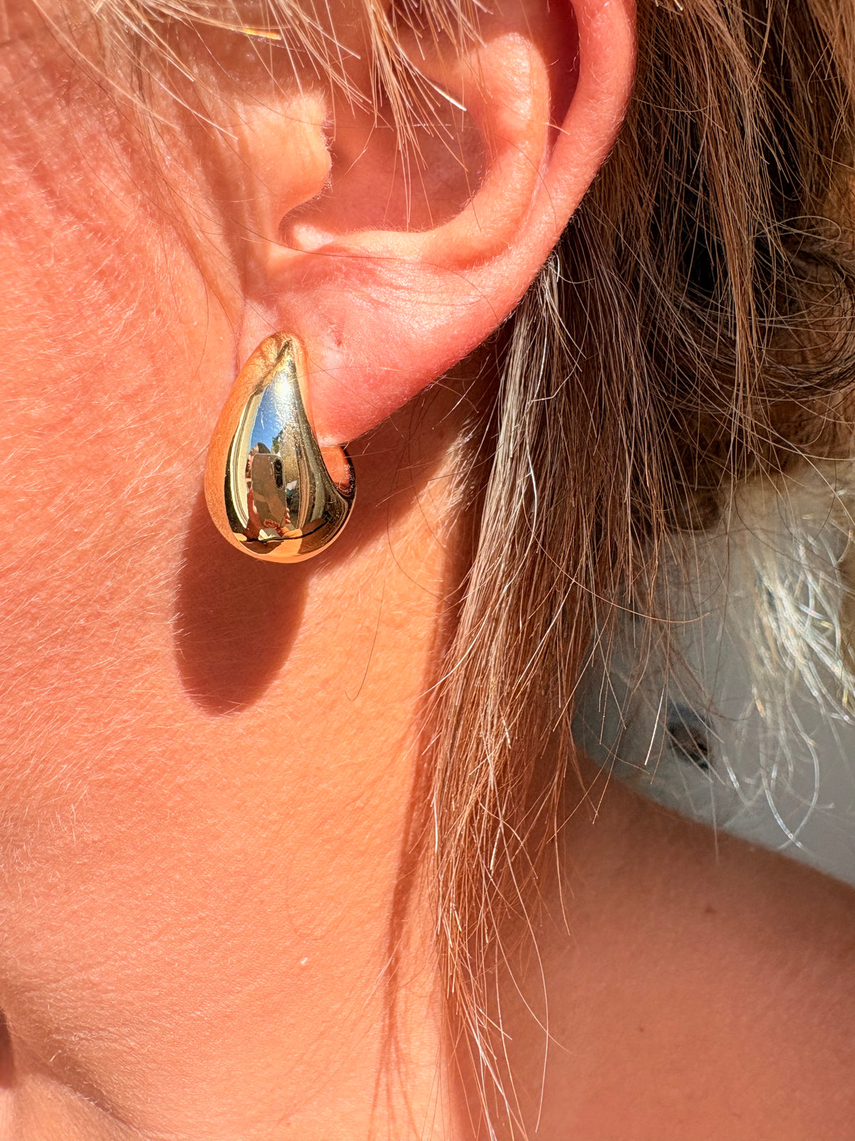 Paire de boucles d’oreilles en acier inoxydable