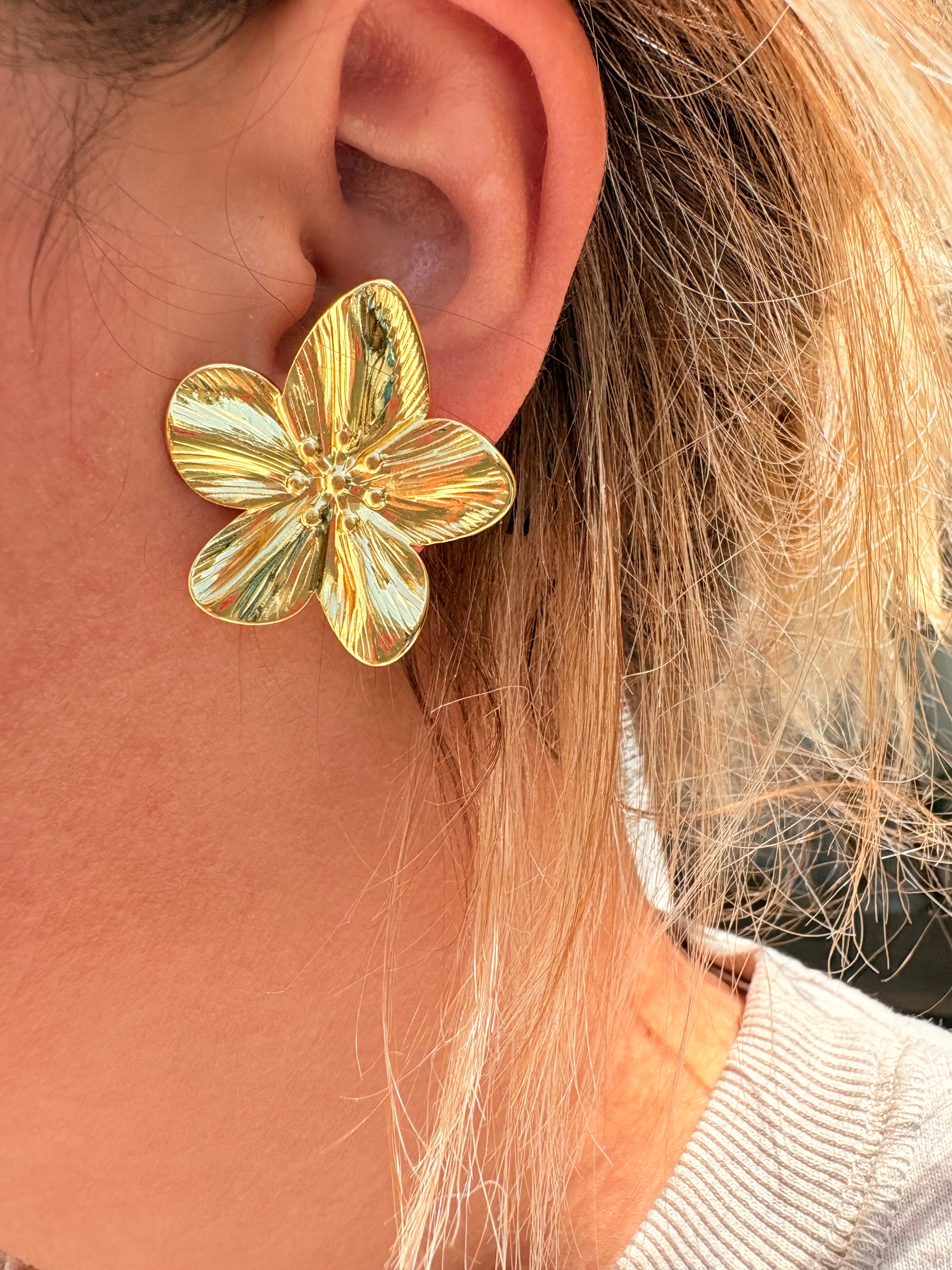 Paire de boucles d’oreilles en acier inoxydable