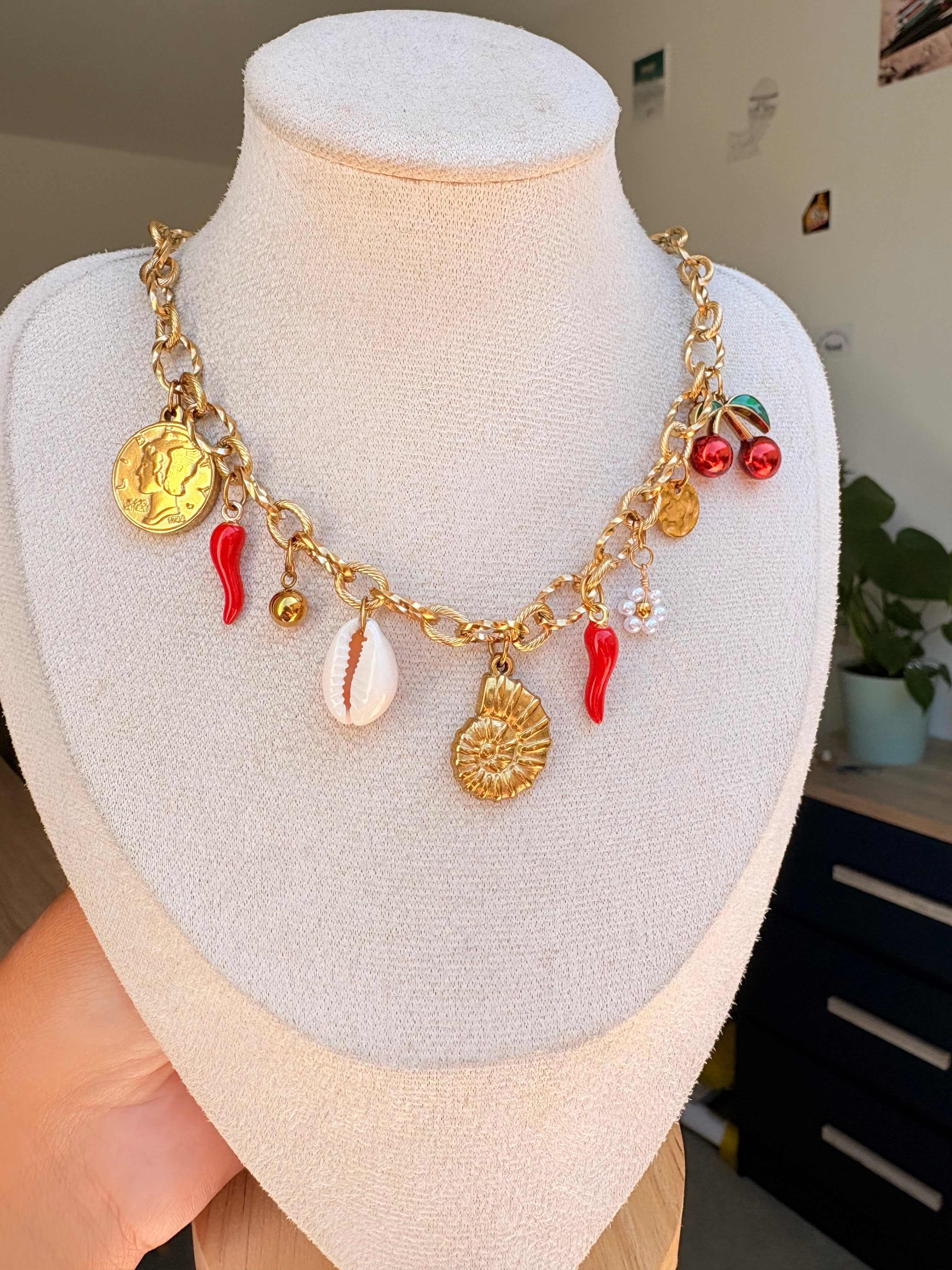 Collier Mélissa en acier inoxydable
