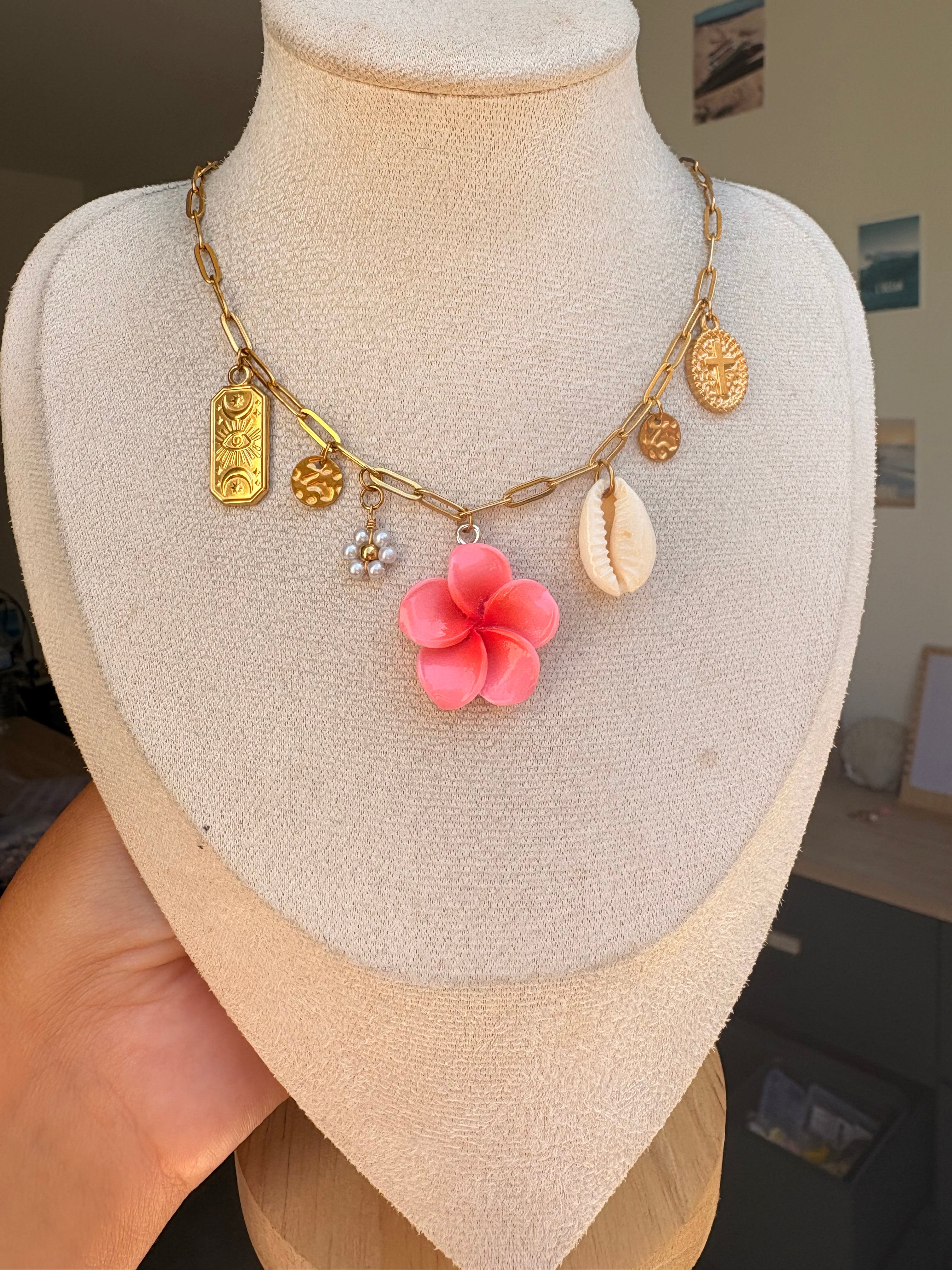 Collier Chloé  en acier inoxydable