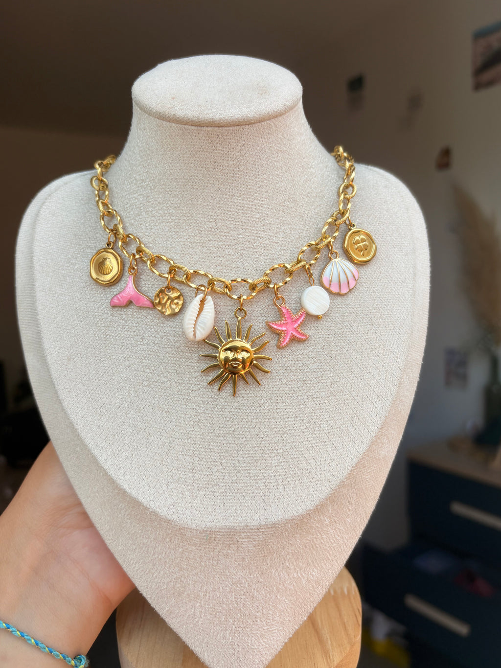 Collier Ophélie en acier inoxydable