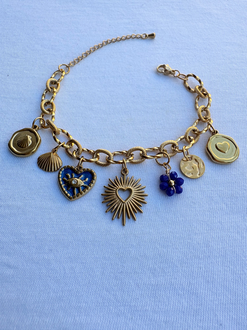 Bracelet johanna breloque en acier inoxydable