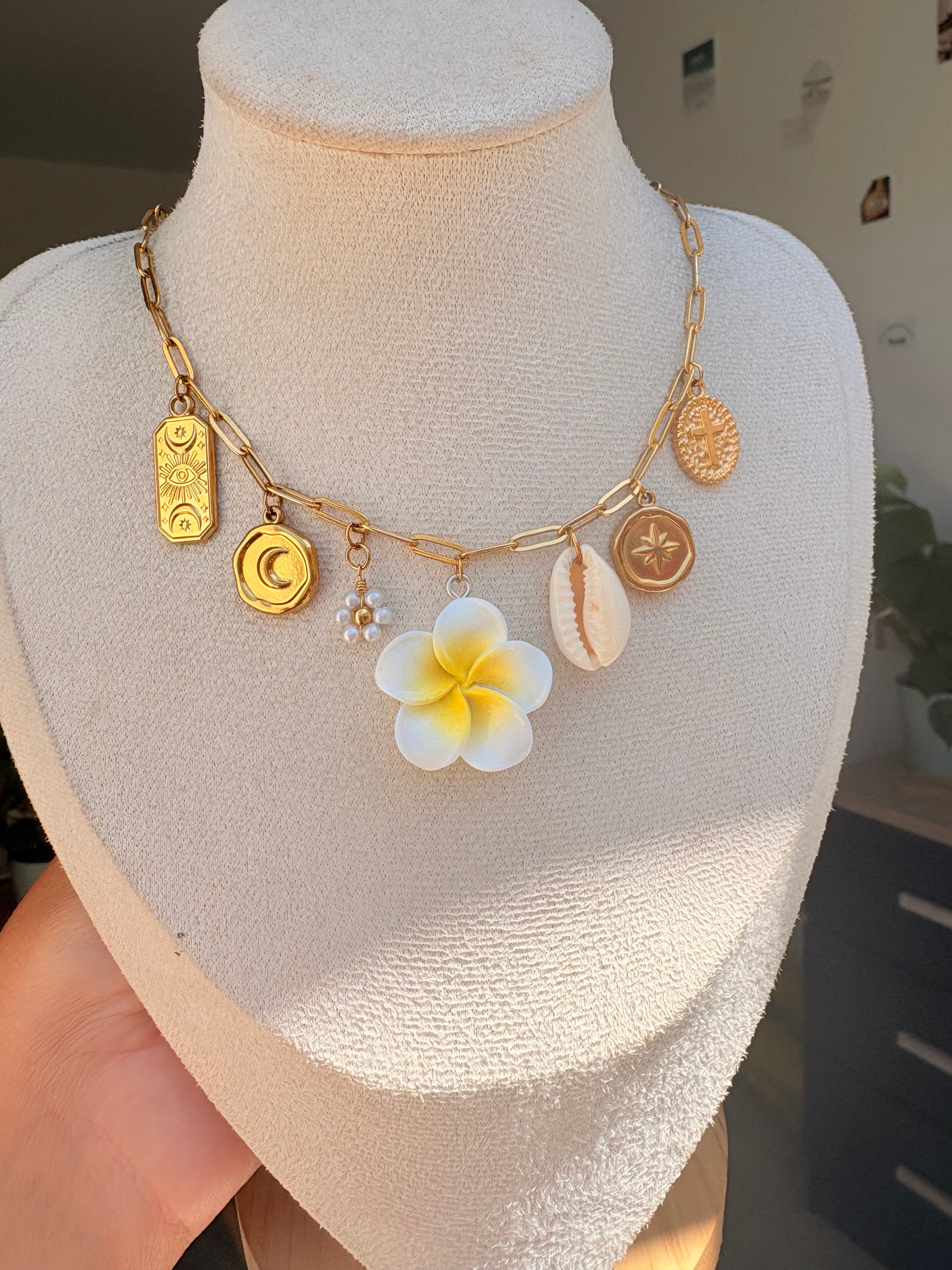 Collier breloque Esmé en acier inoxydable