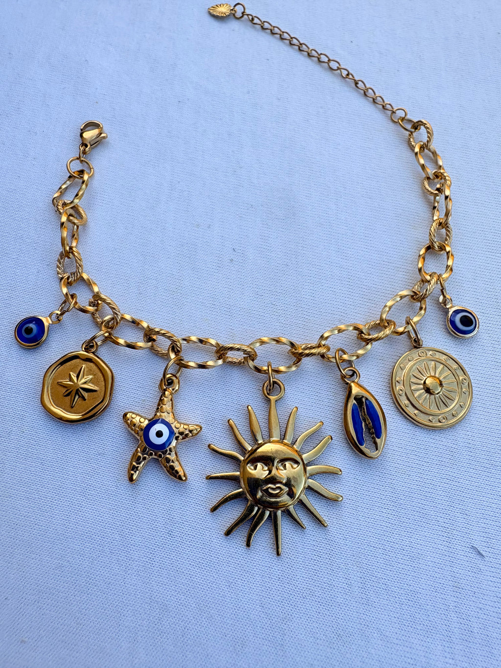 Bracelet Vanessa breloque en acier inoxydable