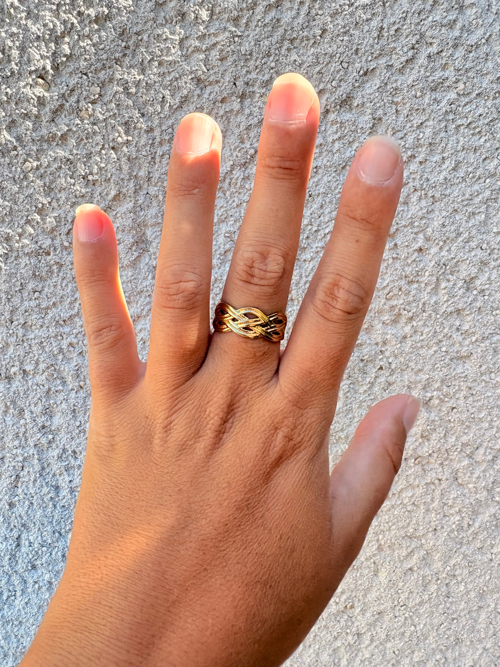 Bague ajustable en acier inoxydable