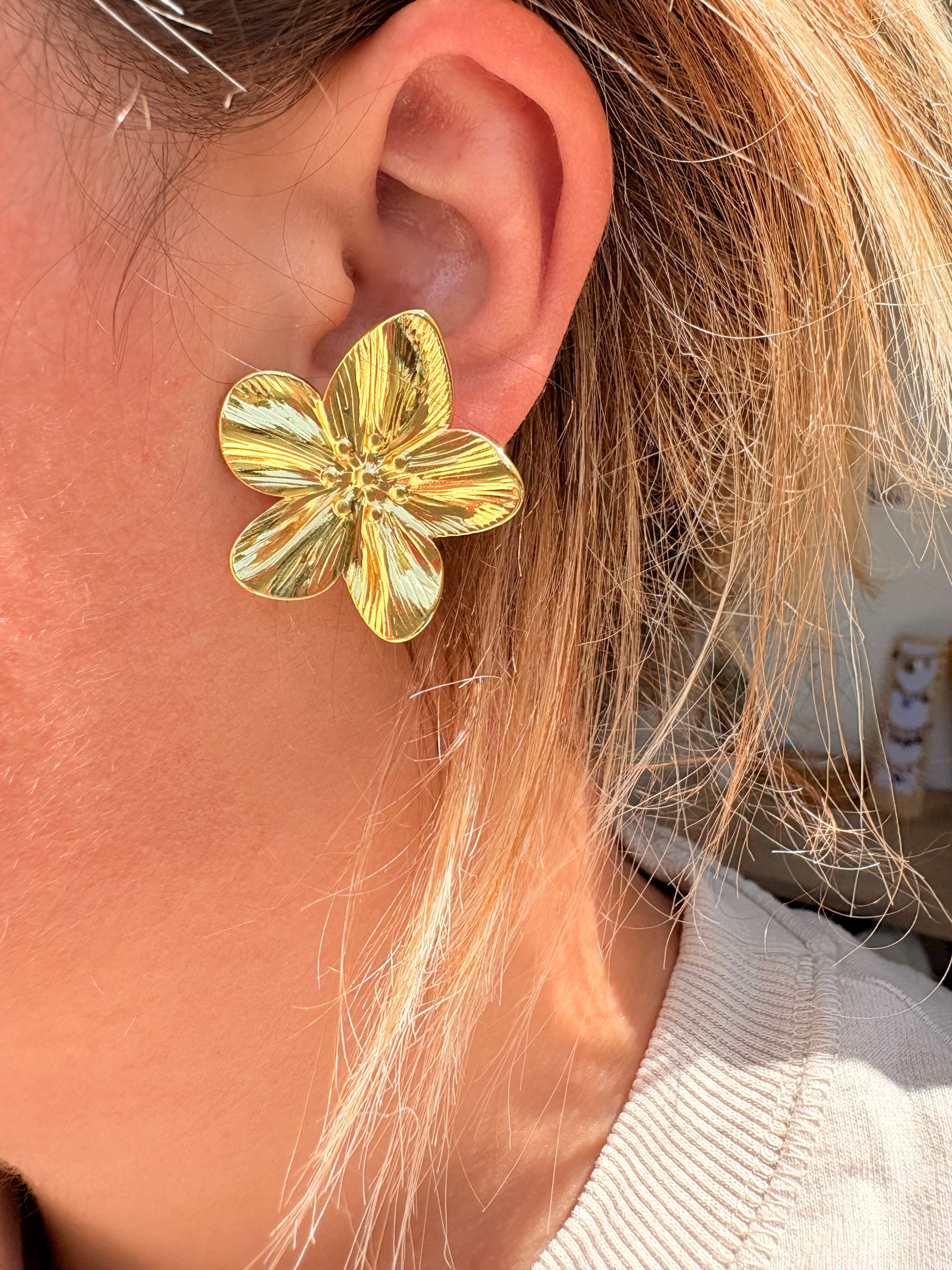 Paire de boucles d’oreilles en acier inoxydable