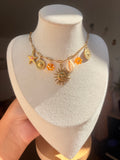Collier Violette en acier inoxydable