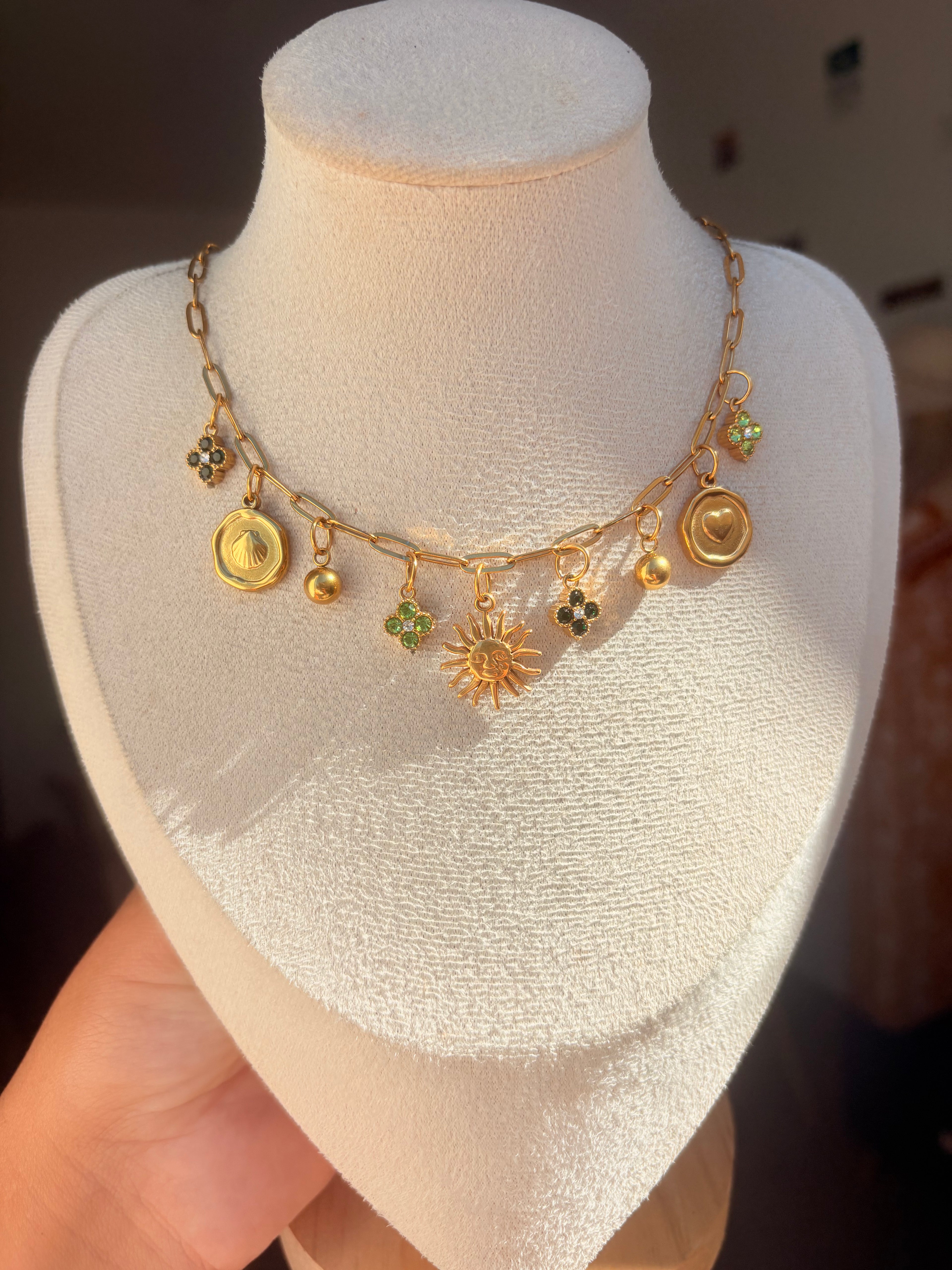 Collier alba en acier inoxydable