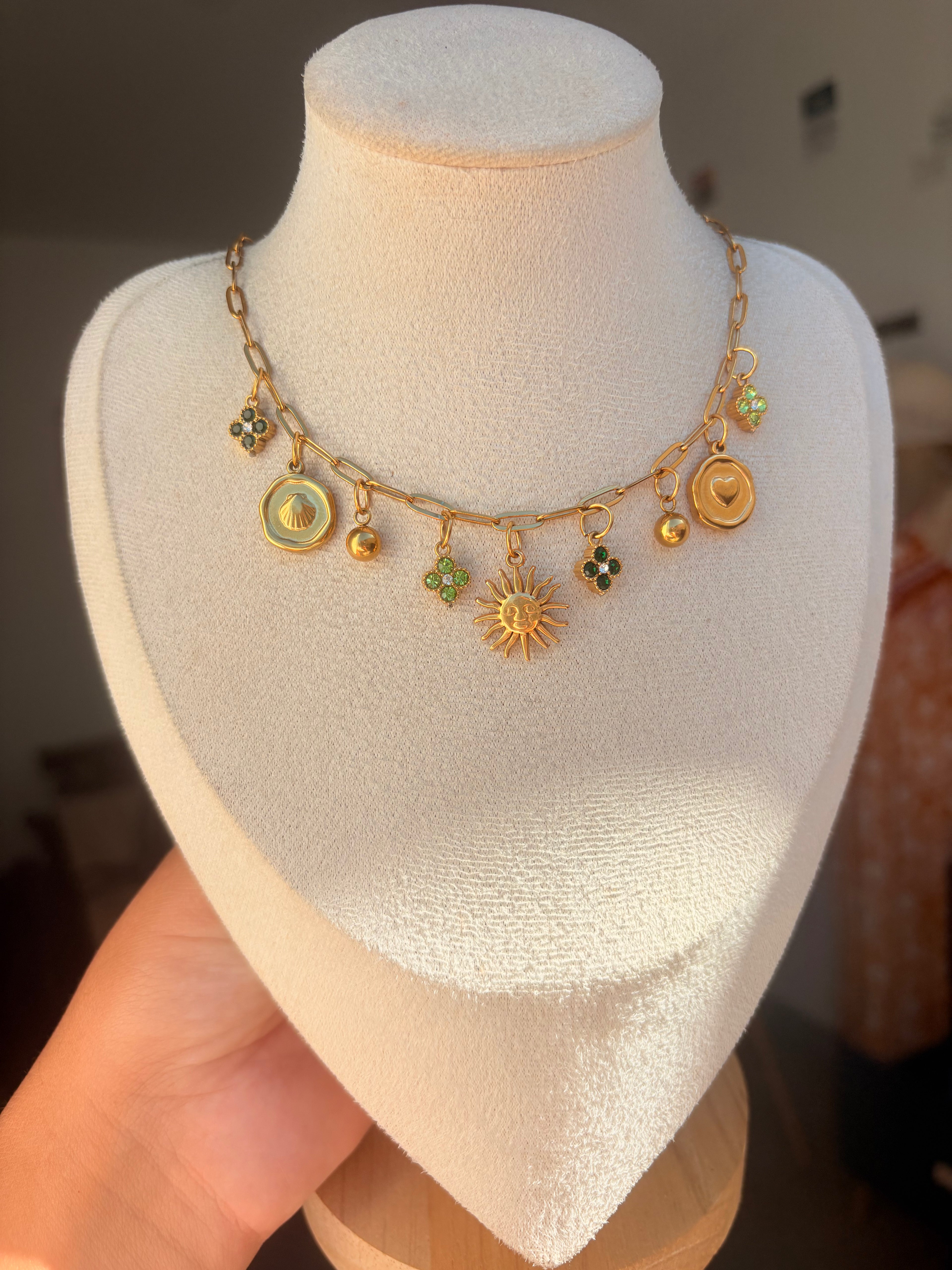 Collier alba en acier inoxydable