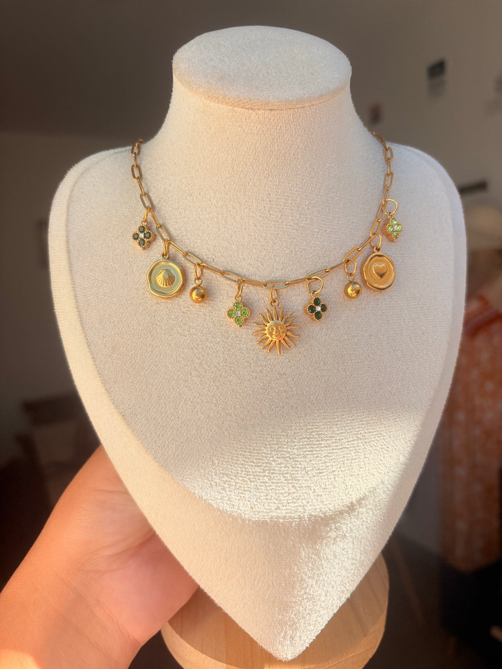 Collier alba en acier inoxydable