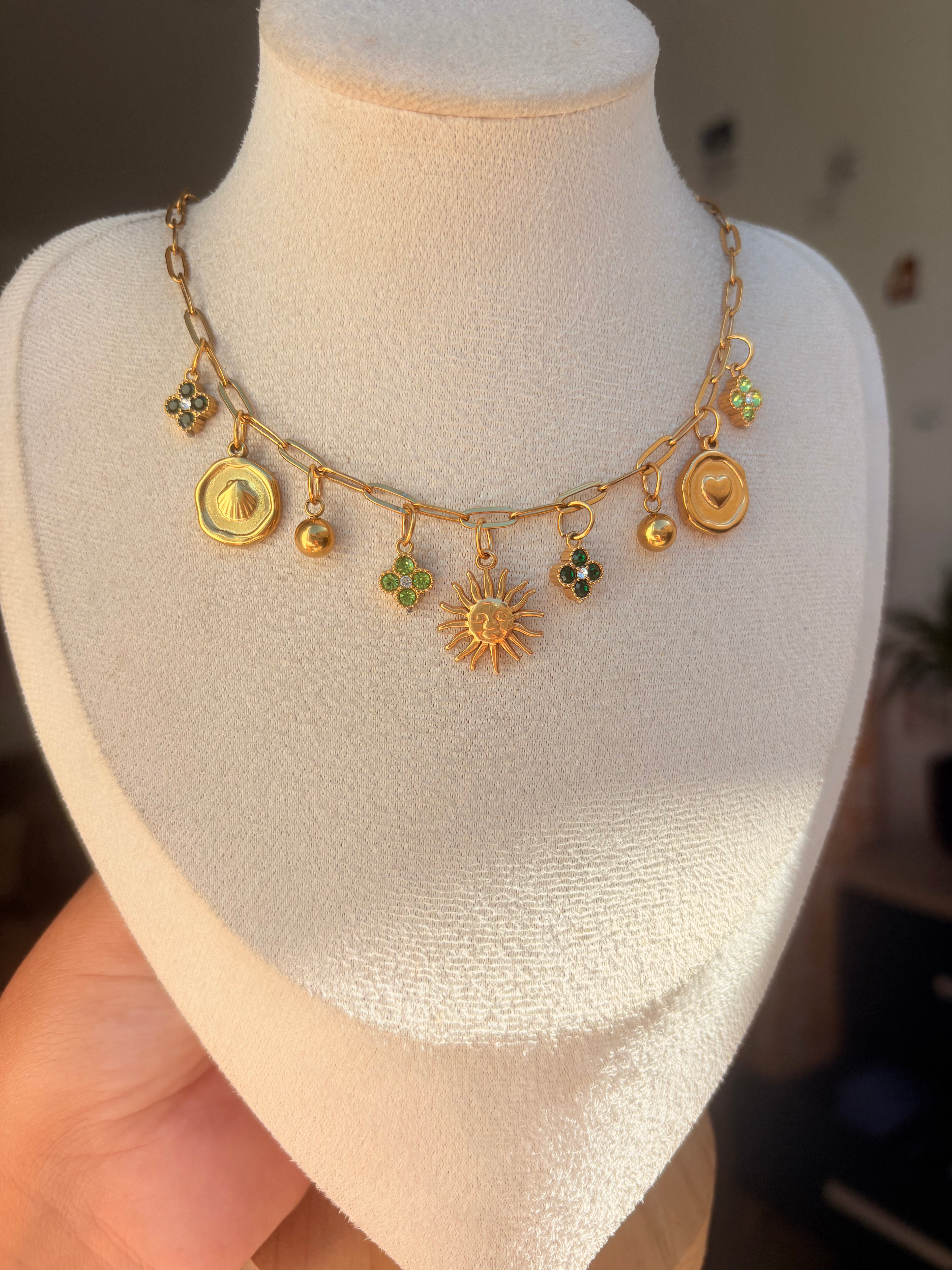 Collier alba en acier inoxydable