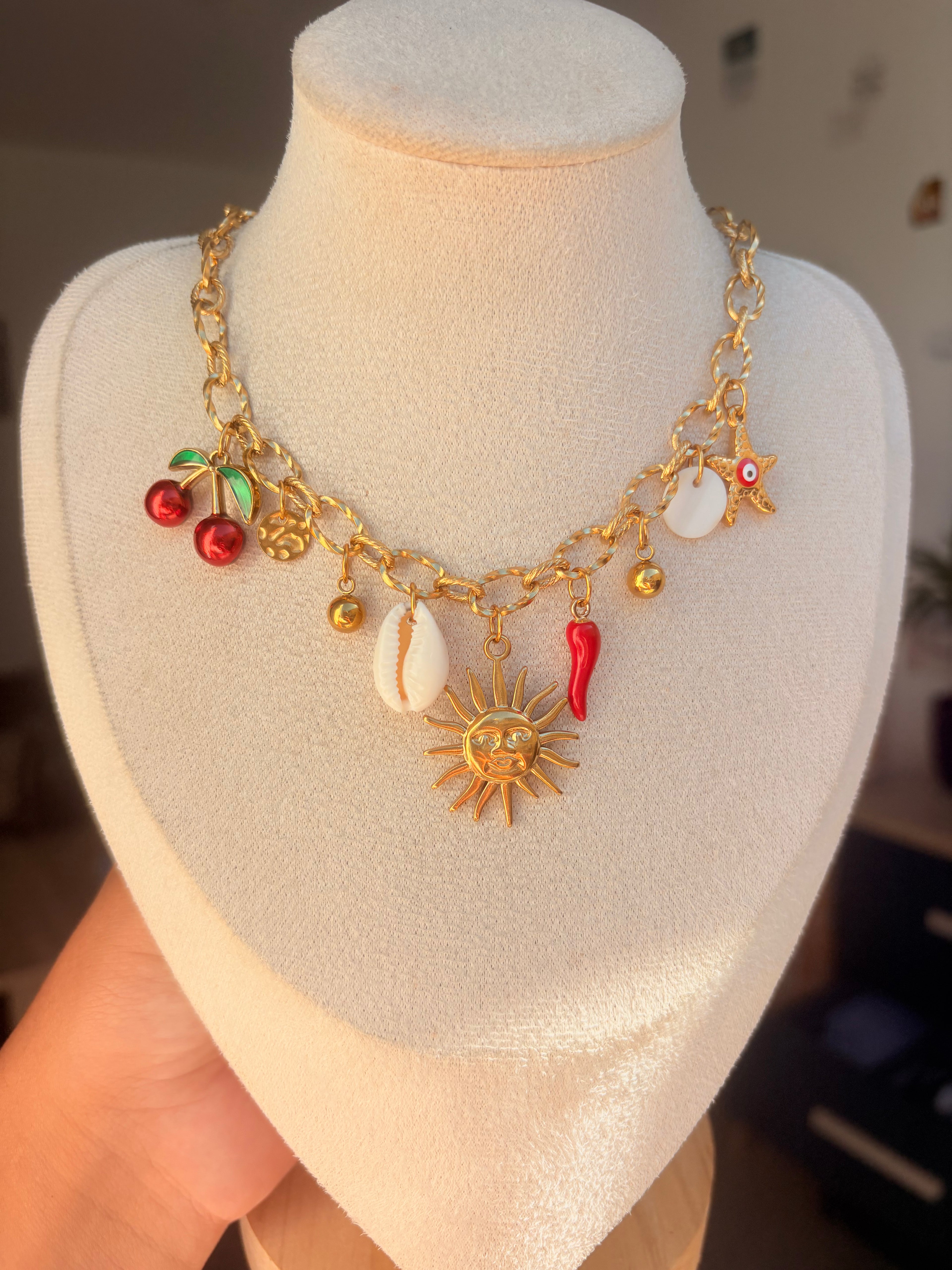 Collier Océanne en acier inoxydable