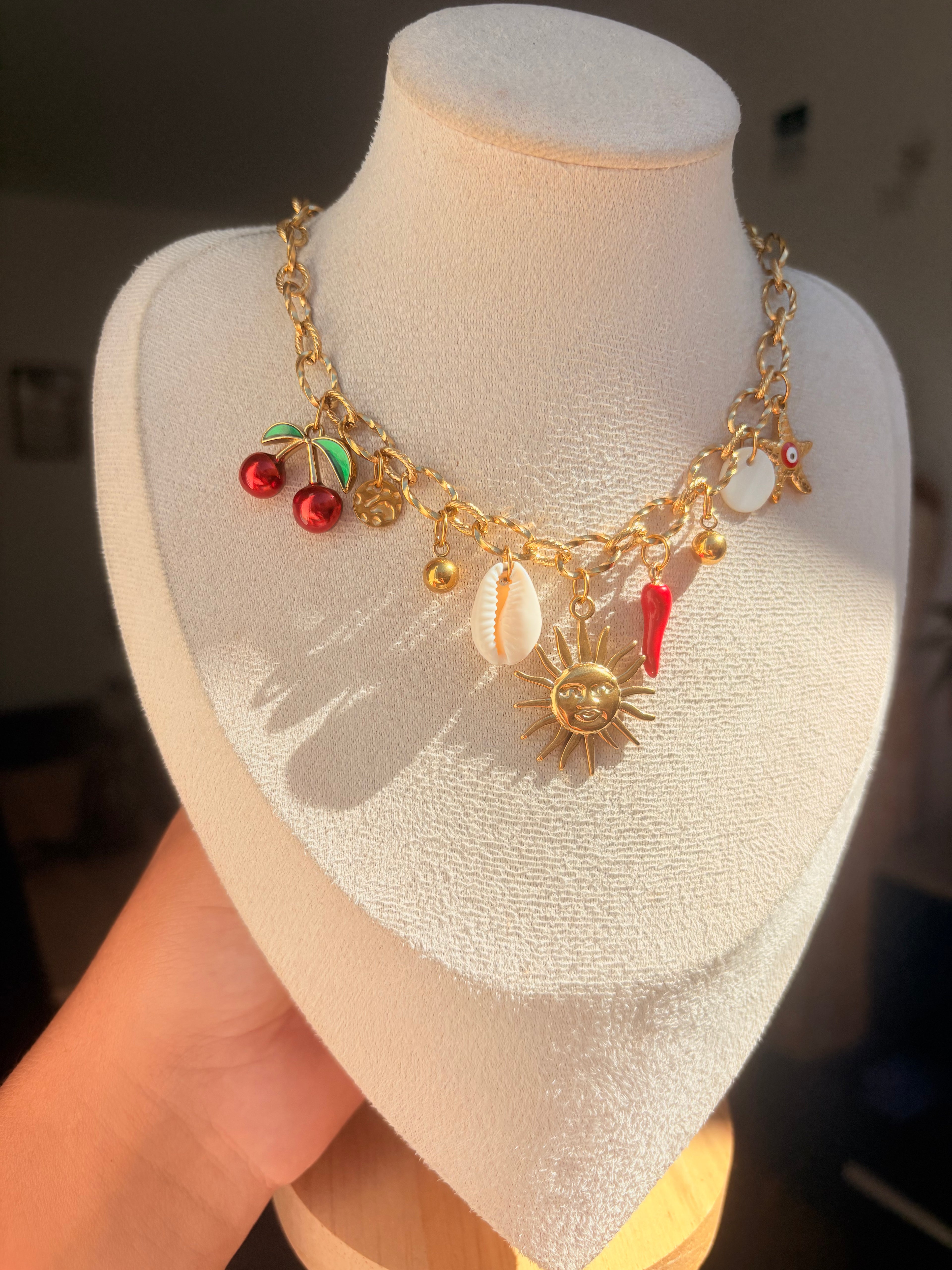 Collier Océanne en acier inoxydable